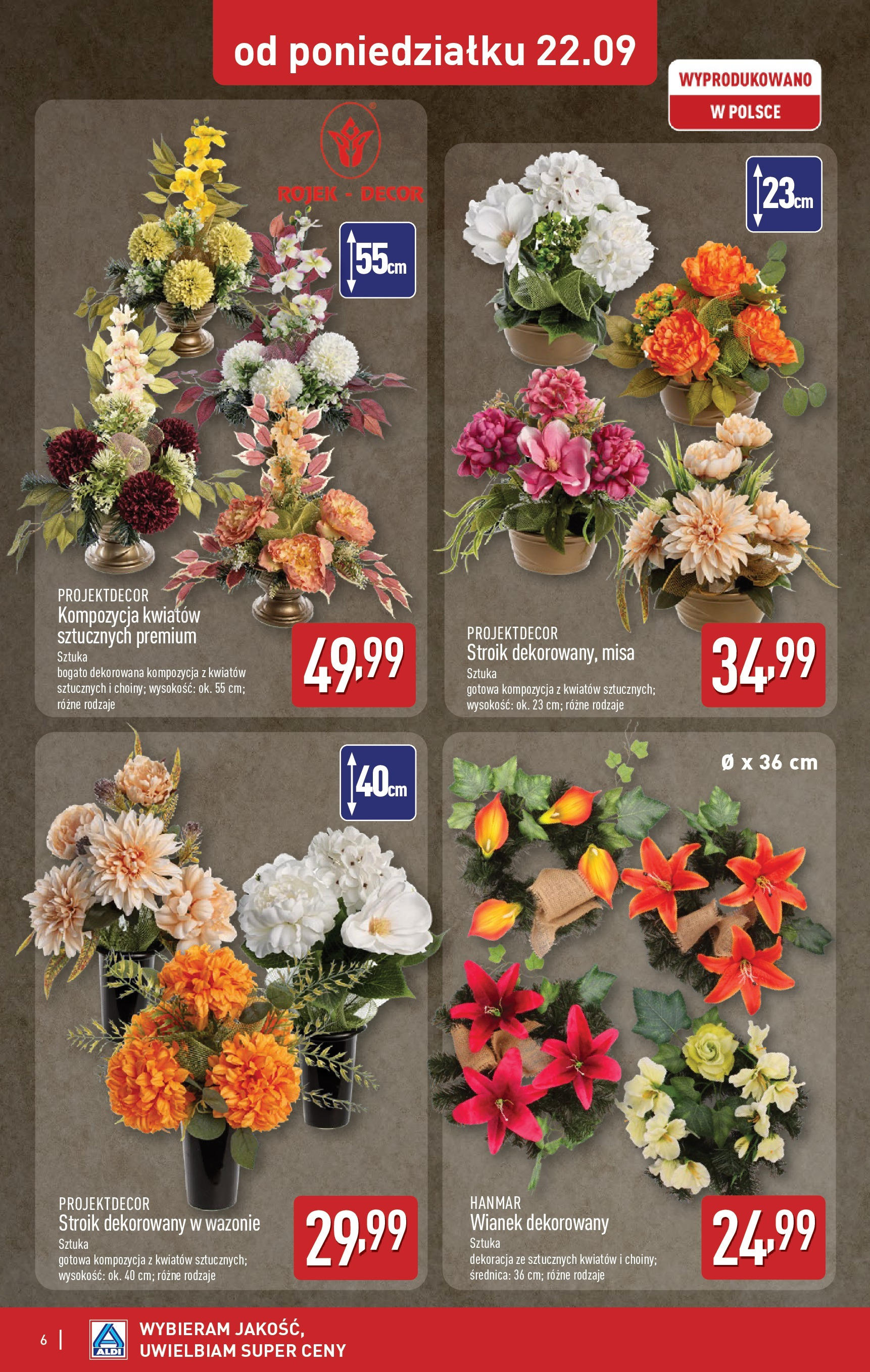 Aldi - Jakość ALDI w super cenach od 21.09.2025 | Nowa PDF gazetka | Strona: 6 Aldi - Jakość ALDI w super cenach od 21.09.2025 - Ulotka PDF, promocje | Strona: 6
