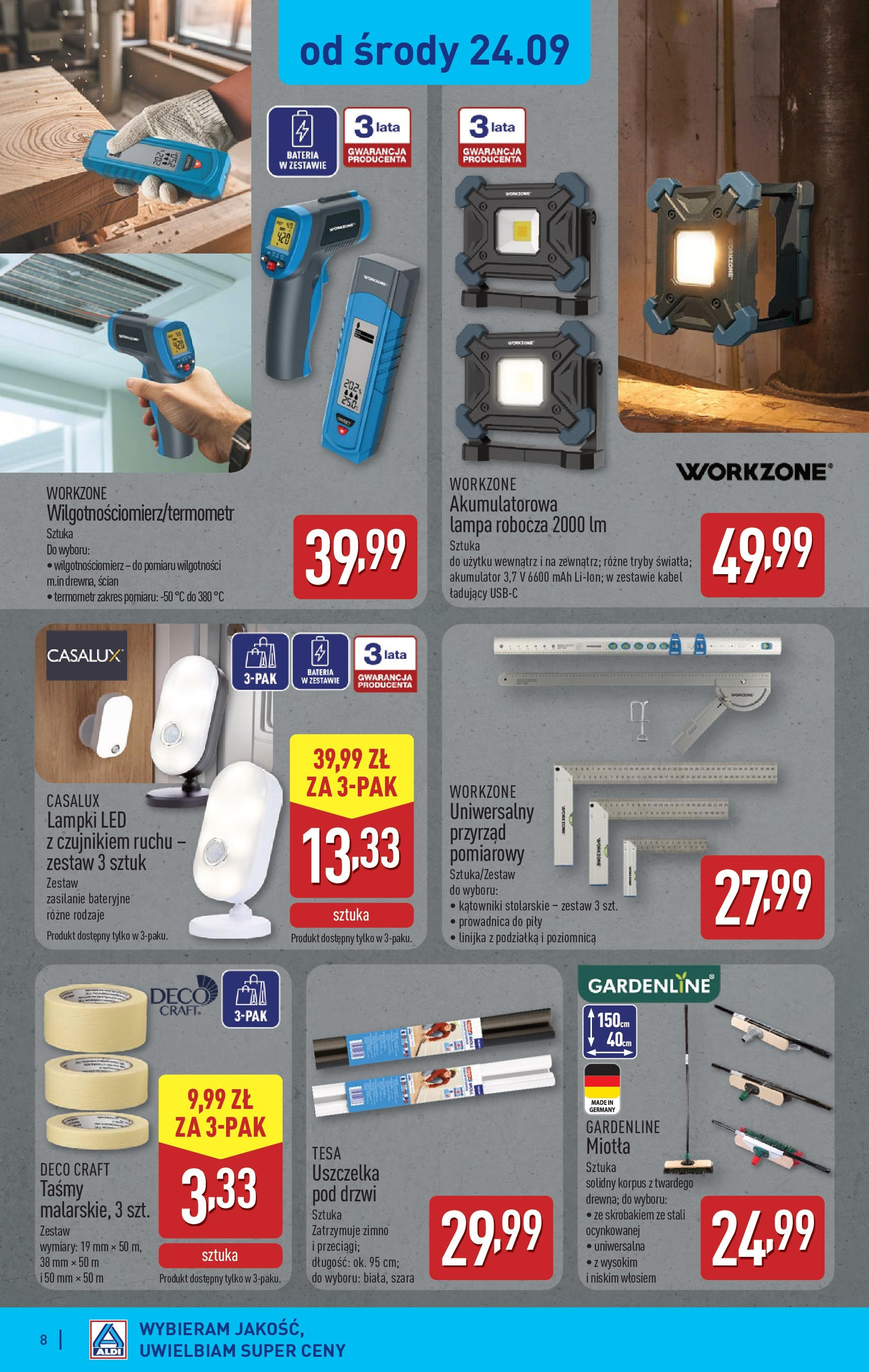 Aldi - Jakość ALDI w super cenach od 21.09.2025 | Nowa PDF gazetka | Strona: 8 Aldi - Jakość ALDI w super cenach od 21.09.2025 - Ulotka PDF, promocje | Strona: 8