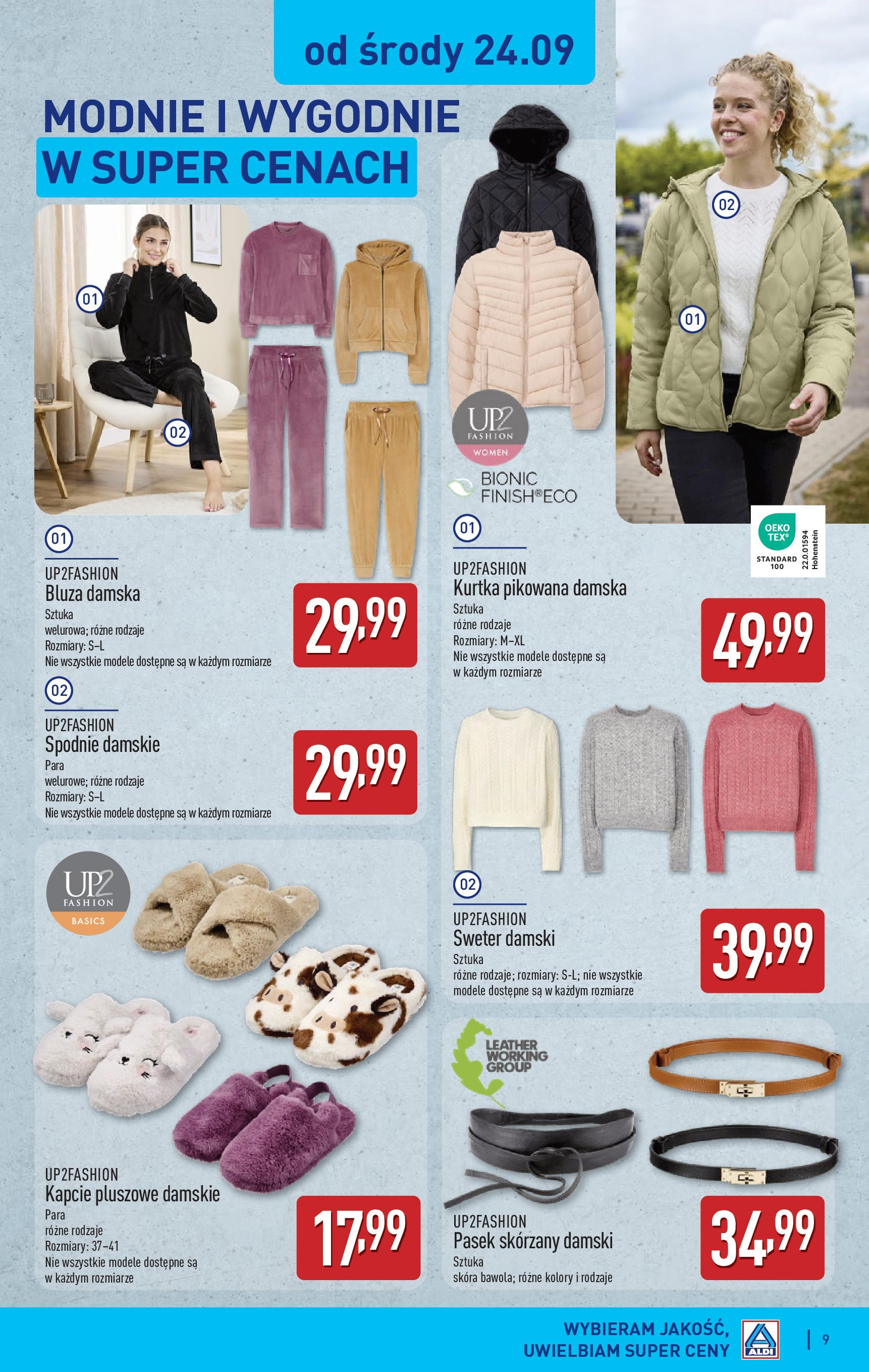 Aldi - Jakość ALDI w super cenach od 21.09.2025 | Nowa PDF gazetka | Strona: 9 Aldi - Jakość ALDI w super cenach od 21.09.2025 - Ulotka PDF, promocje | Strona: 9