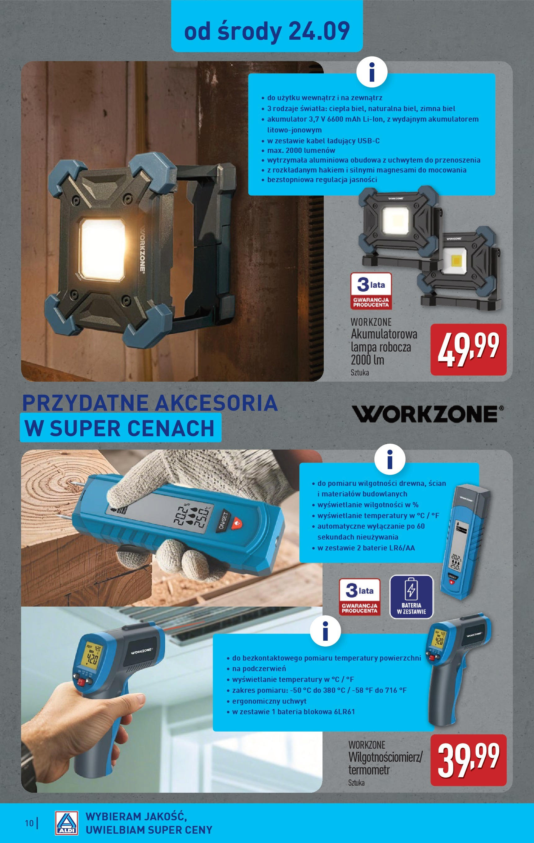 Aldi - Jakość ALDI w super cenach od 21.09.2025 | Nowa PDF gazetka | Strona: 10 Aldi - Jakość ALDI w super cenach od 21.09.2025 - Ulotka PDF, promocje | Strona: 10