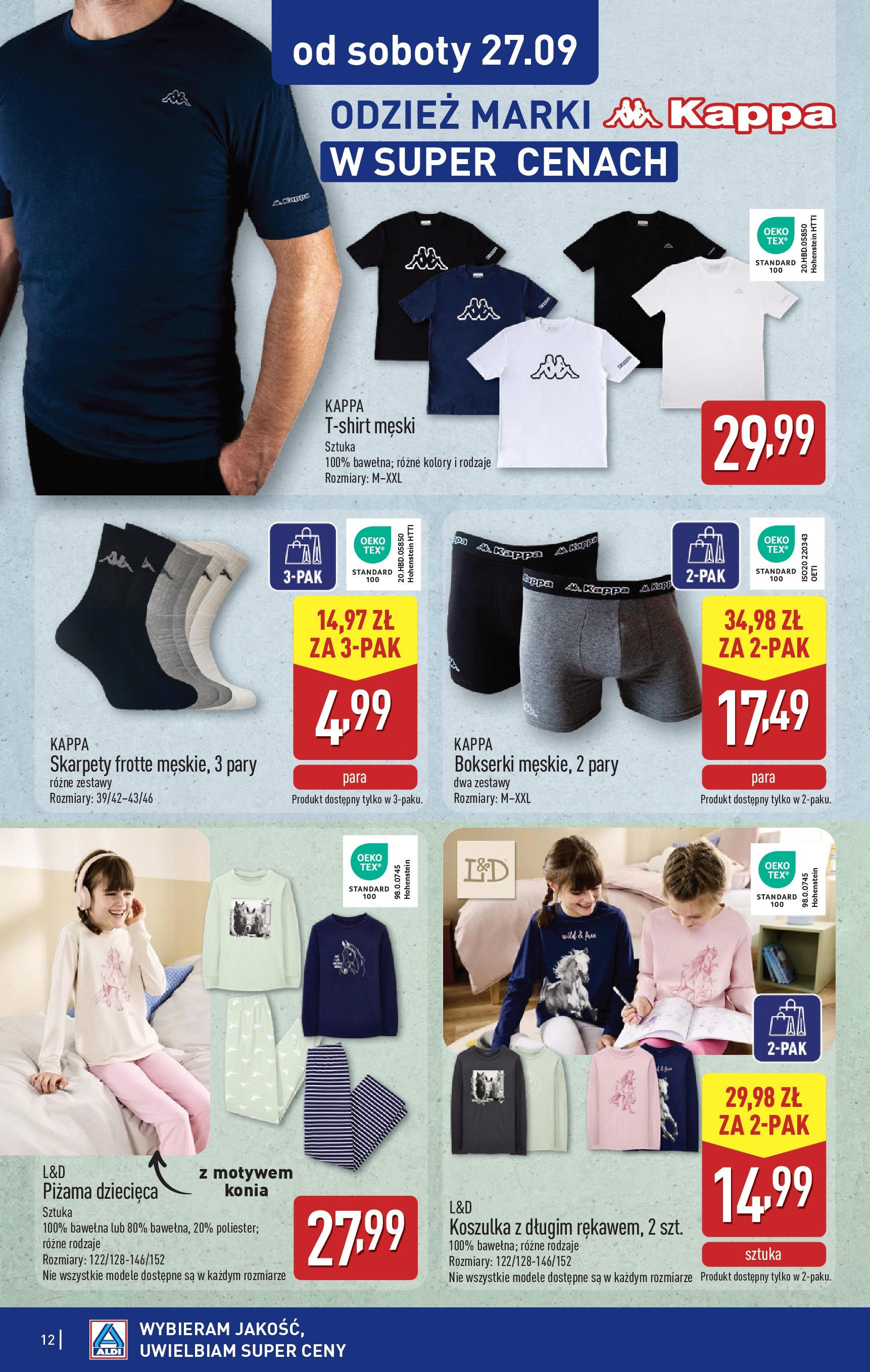 Aldi - Jakość ALDI w super cenach od 21.09.2025 | Nowa PDF gazetka | Strona: 12 Aldi - Jakość ALDI w super cenach od 21.09.2025 - Ulotka PDF, promocje | Strona: 12
