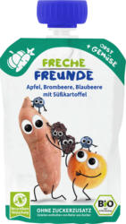 Freche Freunde Quetschie Apfel, Brombeere, Blaubeere mit Süßkartoffel ab dem 6. Monat