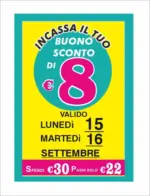 EUROSHOP Monopoli Buono sconto di 8 euro - al 16.09.2025