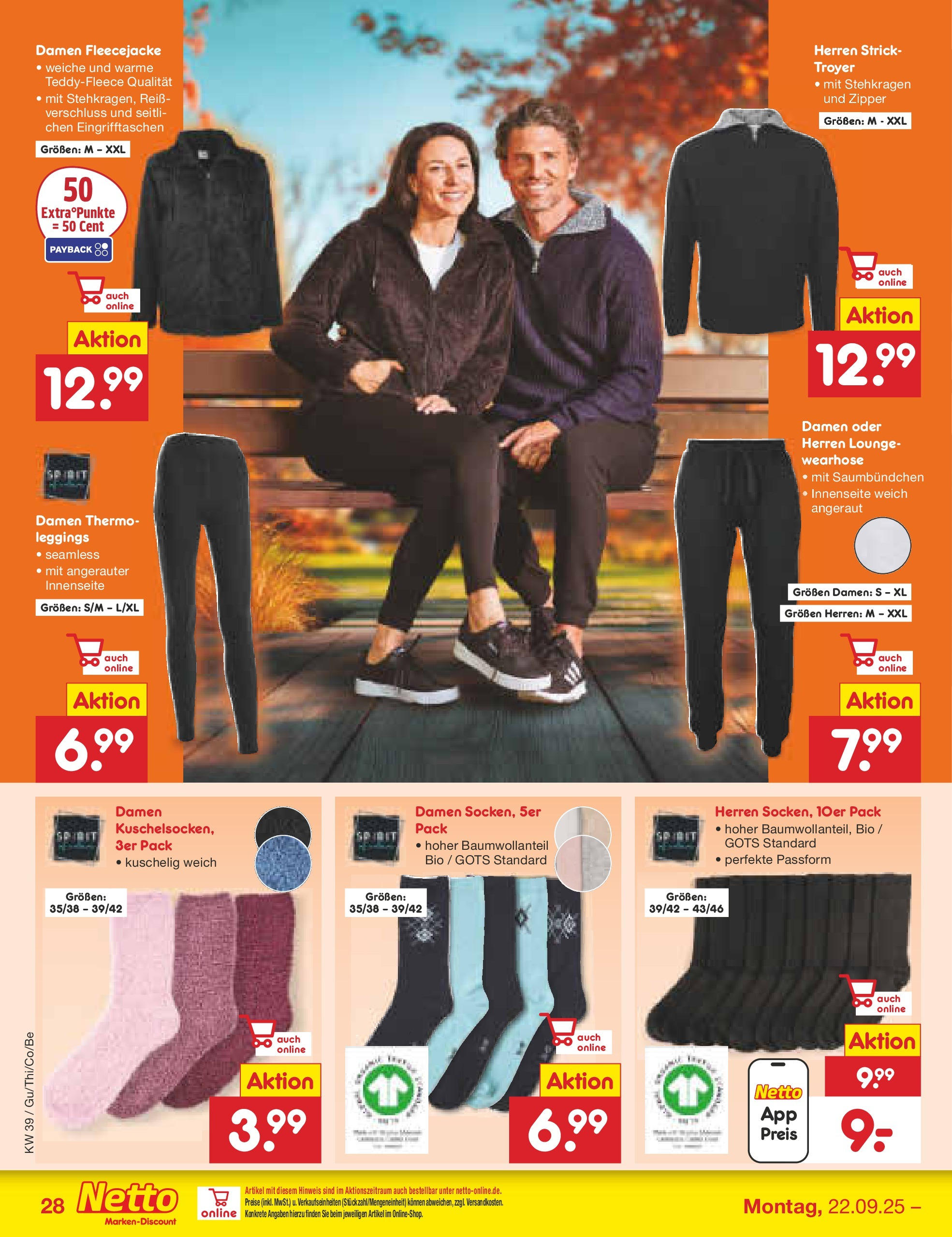 Netto Marken-Discount prospekt Augustusburg (ab 21.09.2025) » Angebote | Seite: 28 | Produkte: Leggings Netto Marken-Discount prospekt Augustusburg (ab 21.09.2025) » Angebote | Seite: 28 | Produkte: Leggings