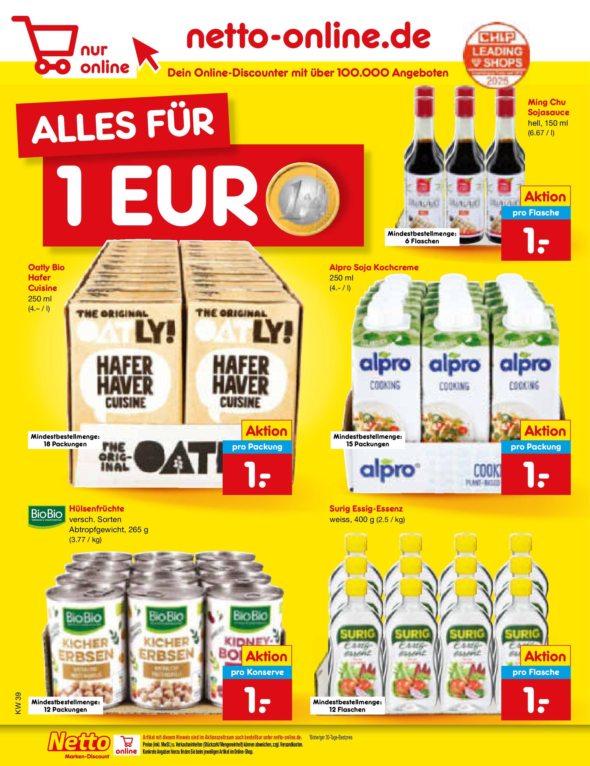 Netto Marken-Discount prospekt Augustusburg (ab 21.09.2025) » Angebote | Seite: 52 | Produkte: Alpro, Oatly, Erbsen Netto Marken-Discount prospekt Augustusburg (ab 21.09.2025) » Angebote | Seite: 52 | Produkte: Alpro, Oatly, Erbsen