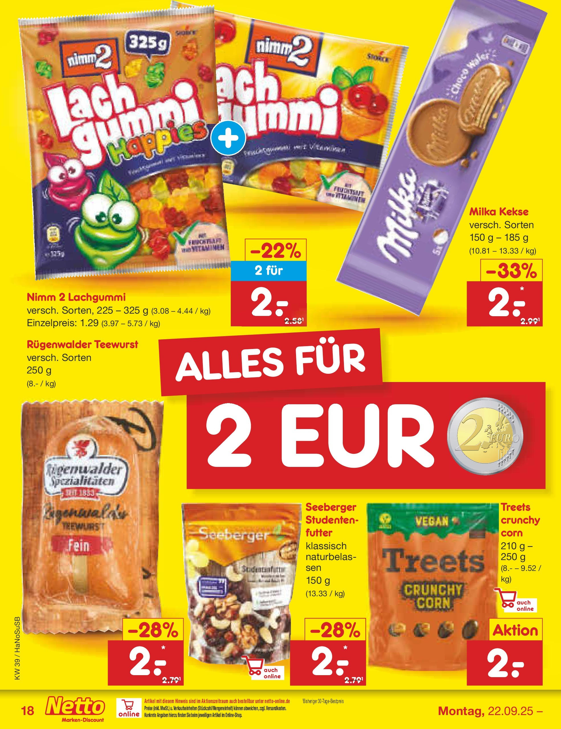 Netto Marken-Discount prospekt Schwerte-Geisecke	 (ab 22.09.2025) » Angebote | Seite: 19 | Produkte: Erdinger, Weißbier, Croissant, Nutella