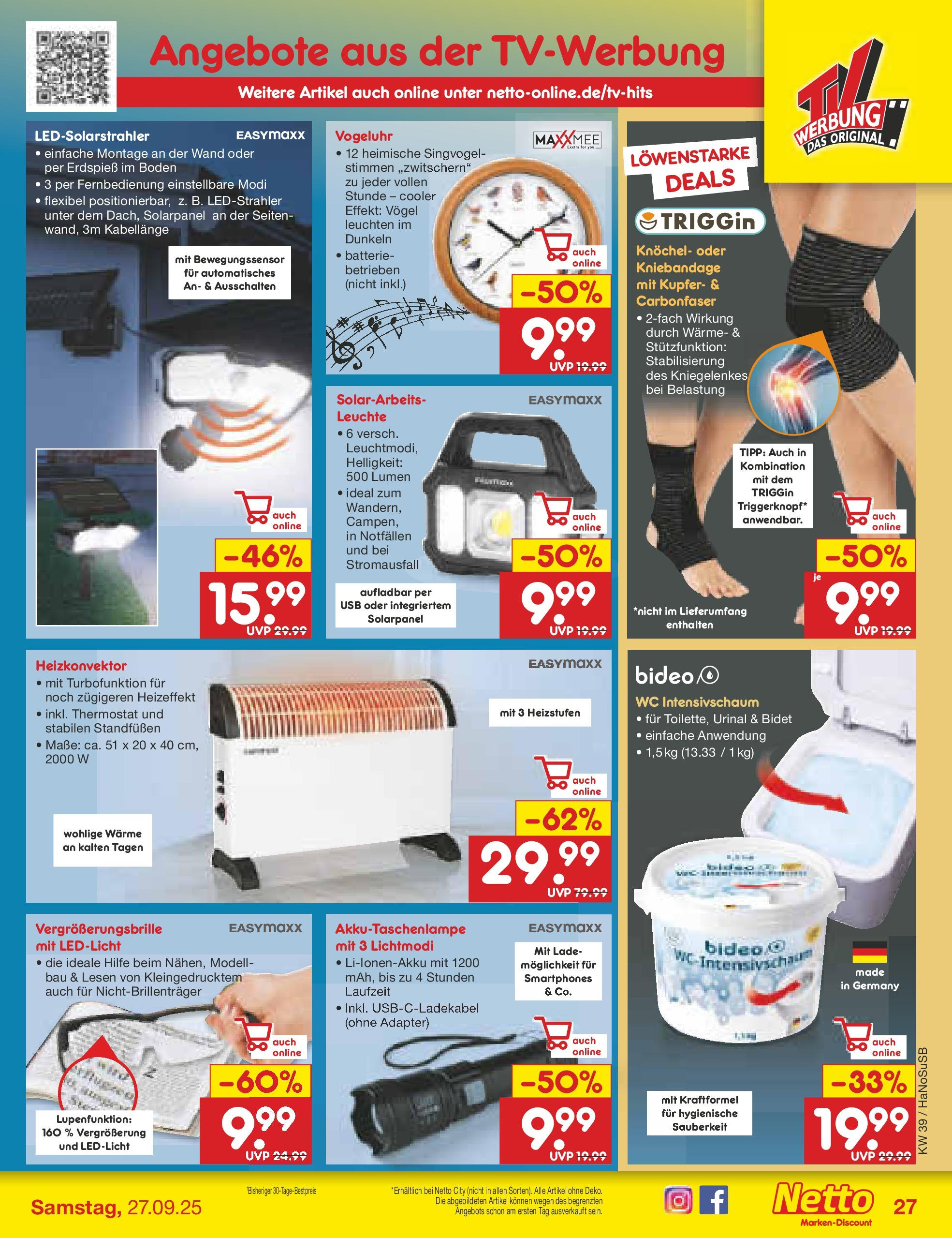 Netto Marken-Discount prospekt Schwerte-Geisecke	 (ab 22.09.2025) » Angebote | Seite: 28 | Produkte: Kissen, Schmutzfangmatte, Hausschuhe