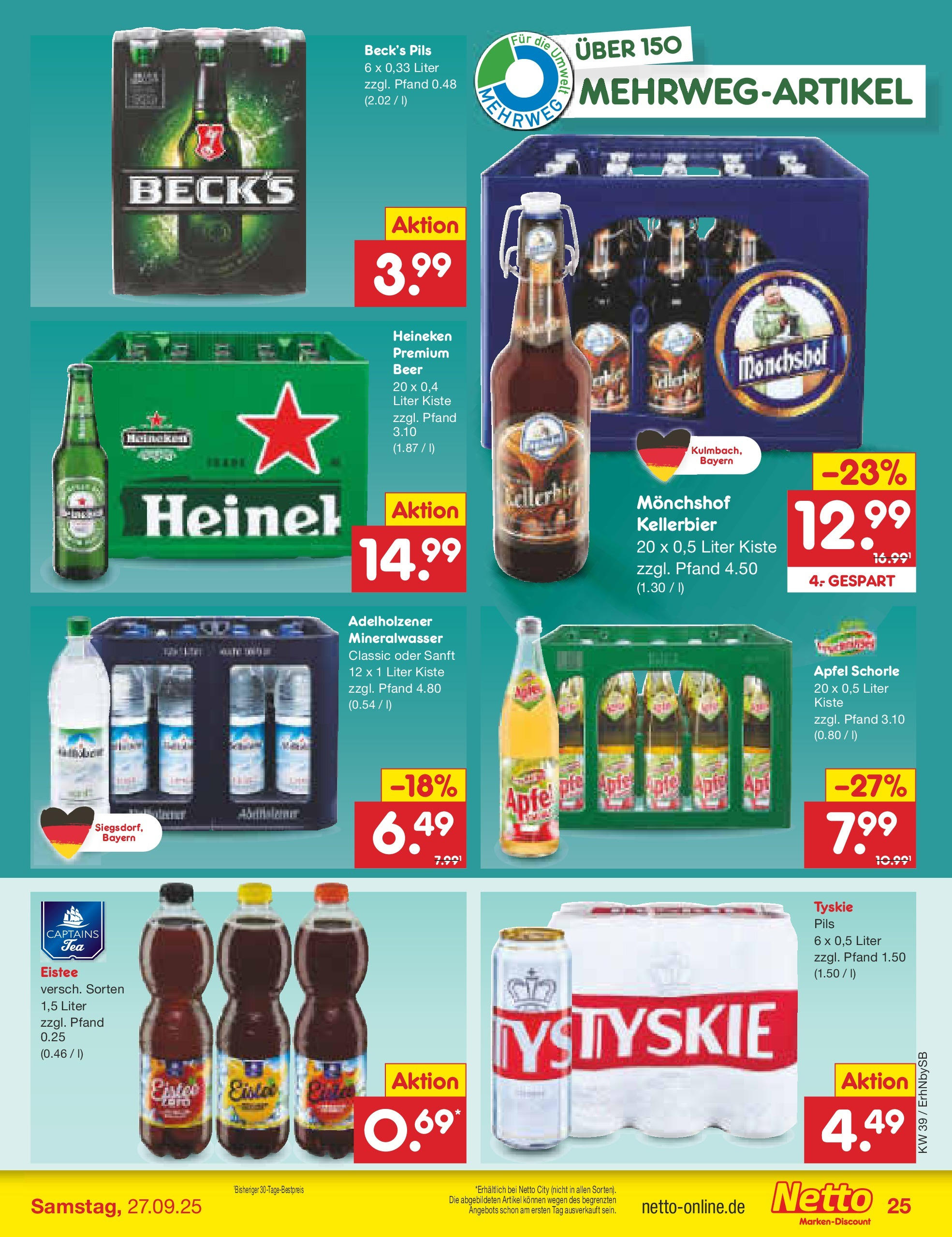 Netto Marken-Discount prospekt Metten	 (ab 22.09.2025) » Angebote | Seite: 27 | Produkte: Adapter, USB, Batterie, Smartphones