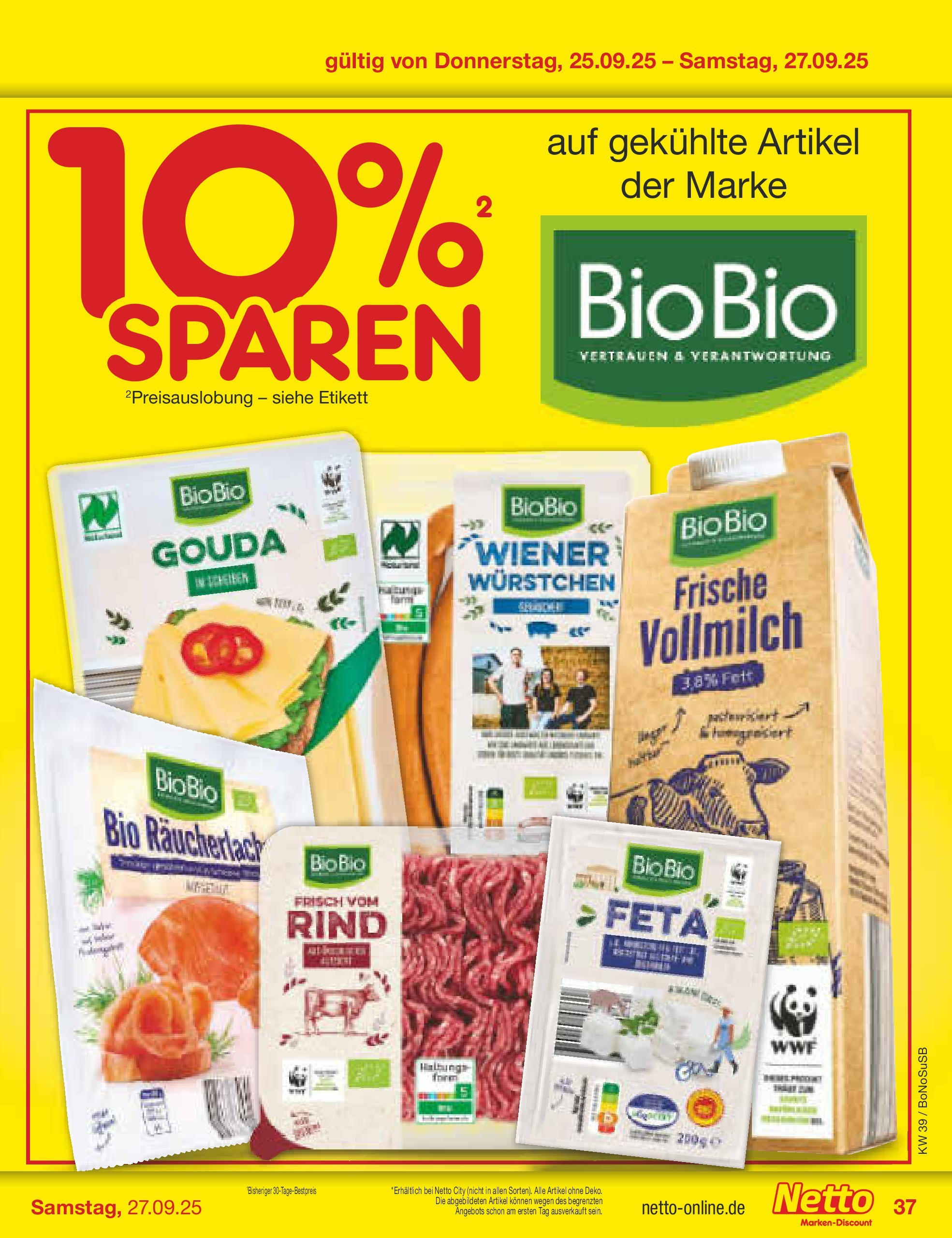 Netto Marken-Discount prospekt Herne	 (ab 22.09.2025) » Angebote | Seite: 37 | Produkte: Feta, Gouda