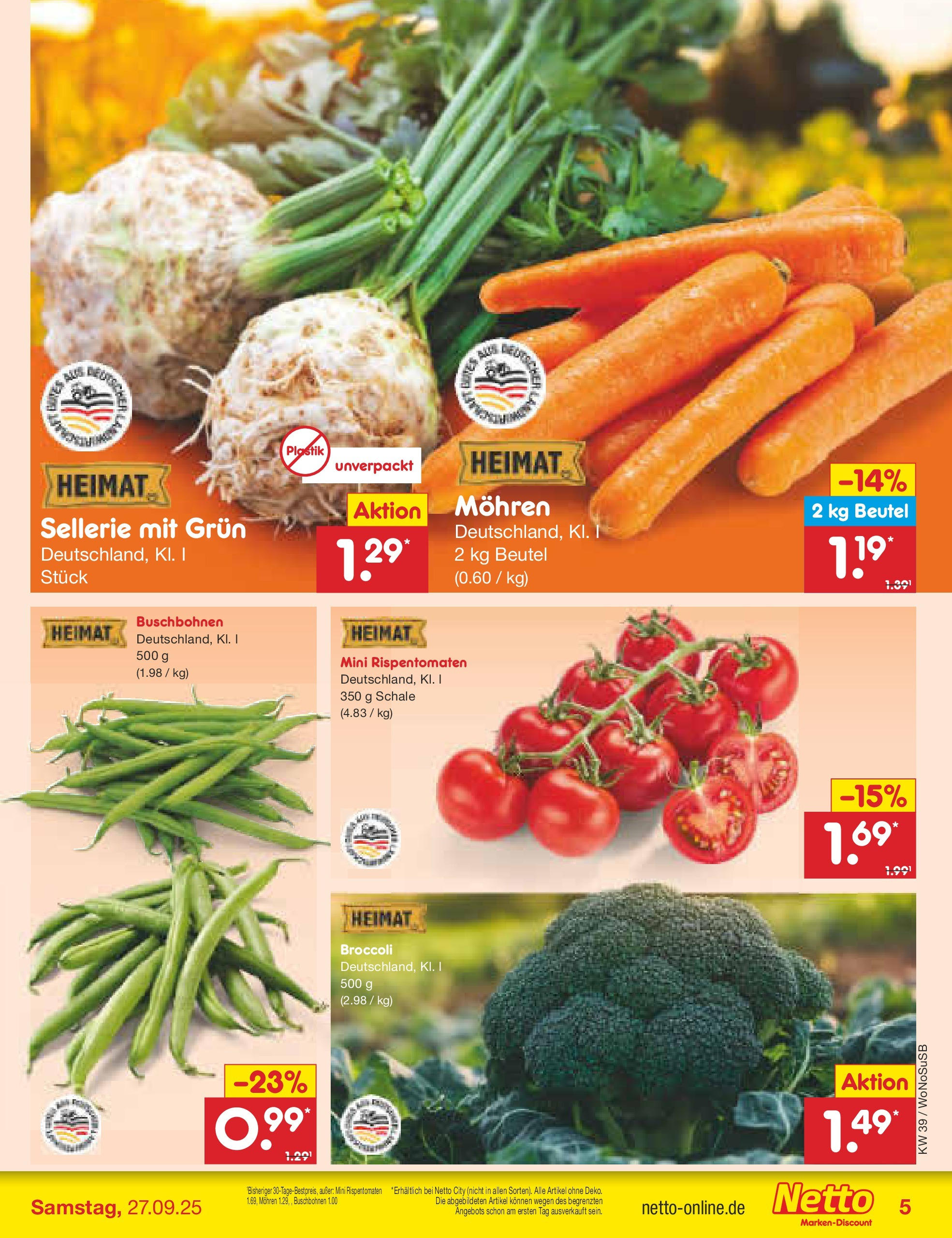 Netto Marken-Discount prospekt Rodgau	 (ab 21.09.2025) » Angebote | Seite: 5 | Produkte: Mohren