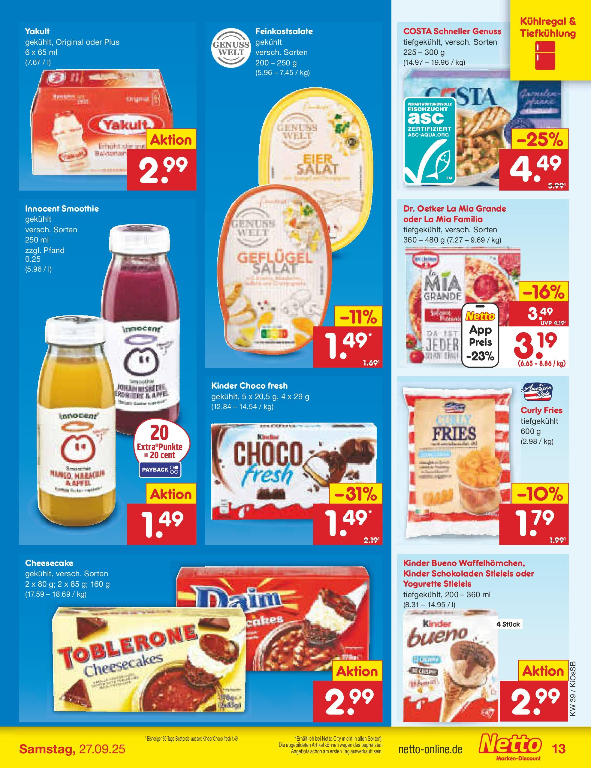 Netto Marken-Discount prospekt Oberhaid (ab 22.09.2025) » Angebote | Seite: 15 | Produkte: Mehl Netto Marken-Discount prospekt Oberhaid (ab 22.09.2025) » Angebote | Seite: 15 | Produkte: Mehl