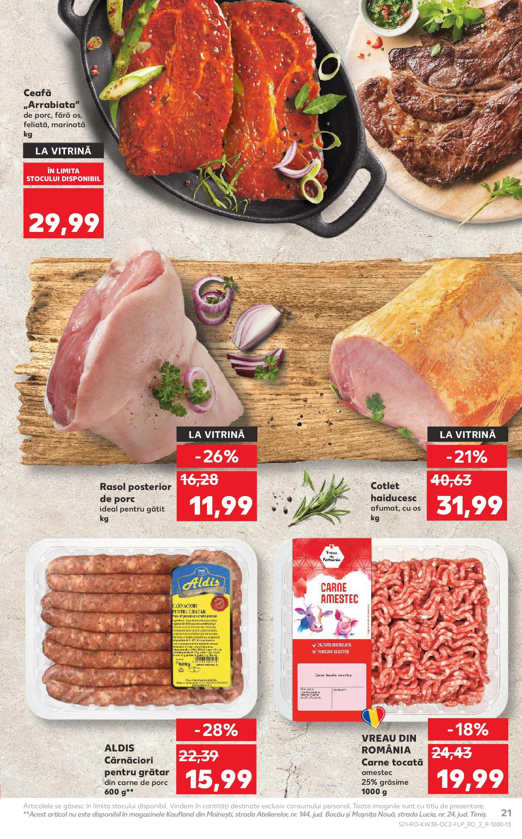 Catalog Kaufland - Bârlad 17.09.2025 - Revista si Oferta | Pagină: 21 | Produse: Lait de coco, Vitrină, Carne tocată, Rasol