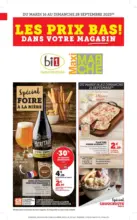 Bi1 LES PRIX BAS! - au 28.09.2025