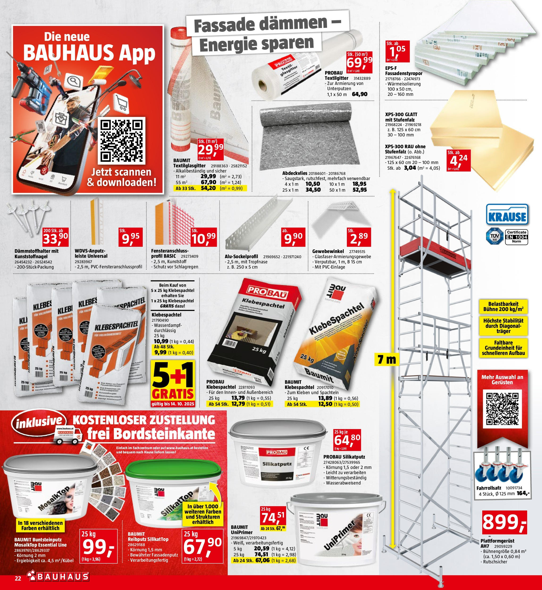 Bauhaus Prospekt aktuell von 23.09.2025 - Aktuelle Angebote | Seite: 22