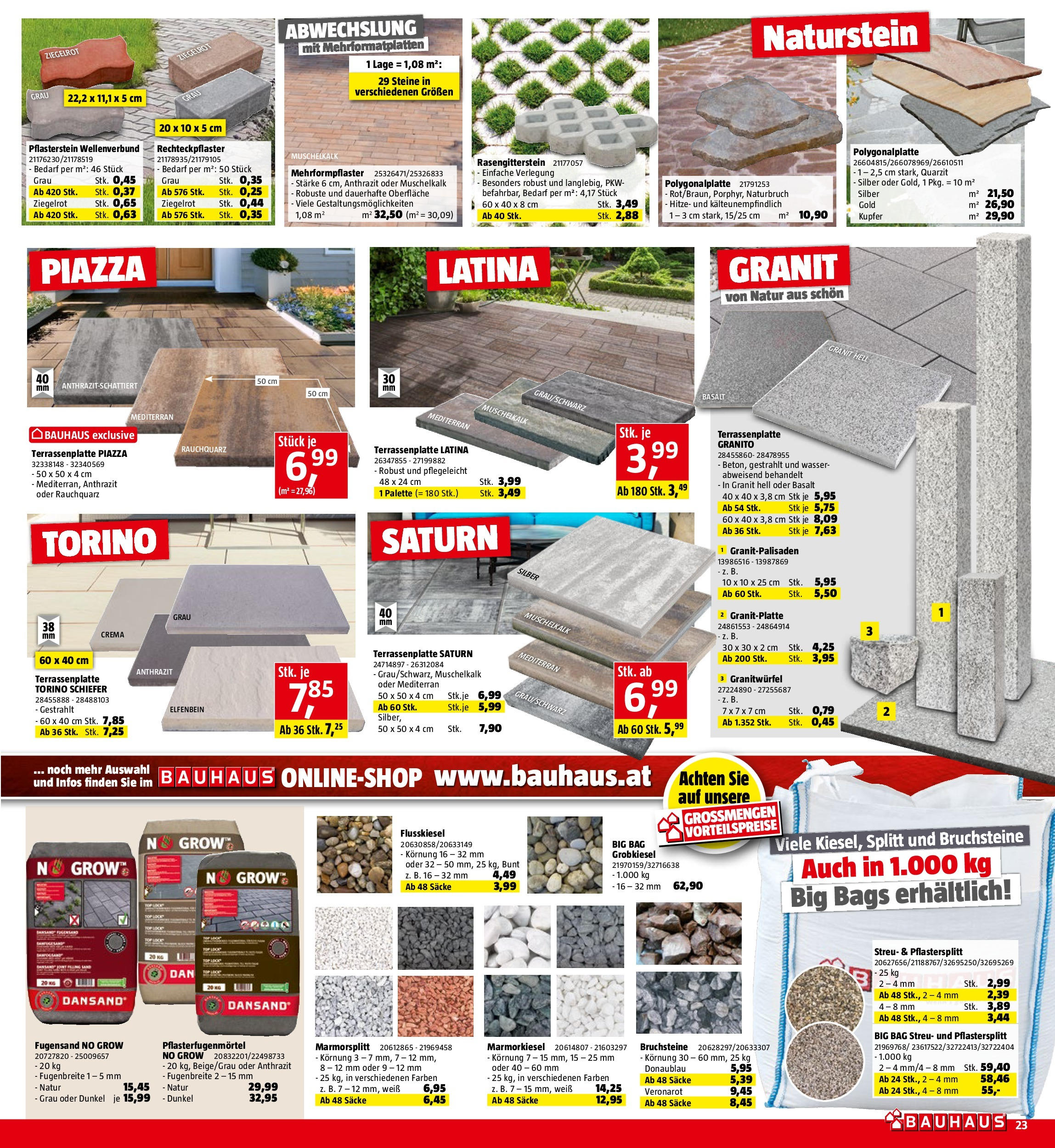 Bauhaus Prospekt aktuell von 23.09.2025 - Aktuelle Angebote | Seite: 23 | Produkte: Wasser