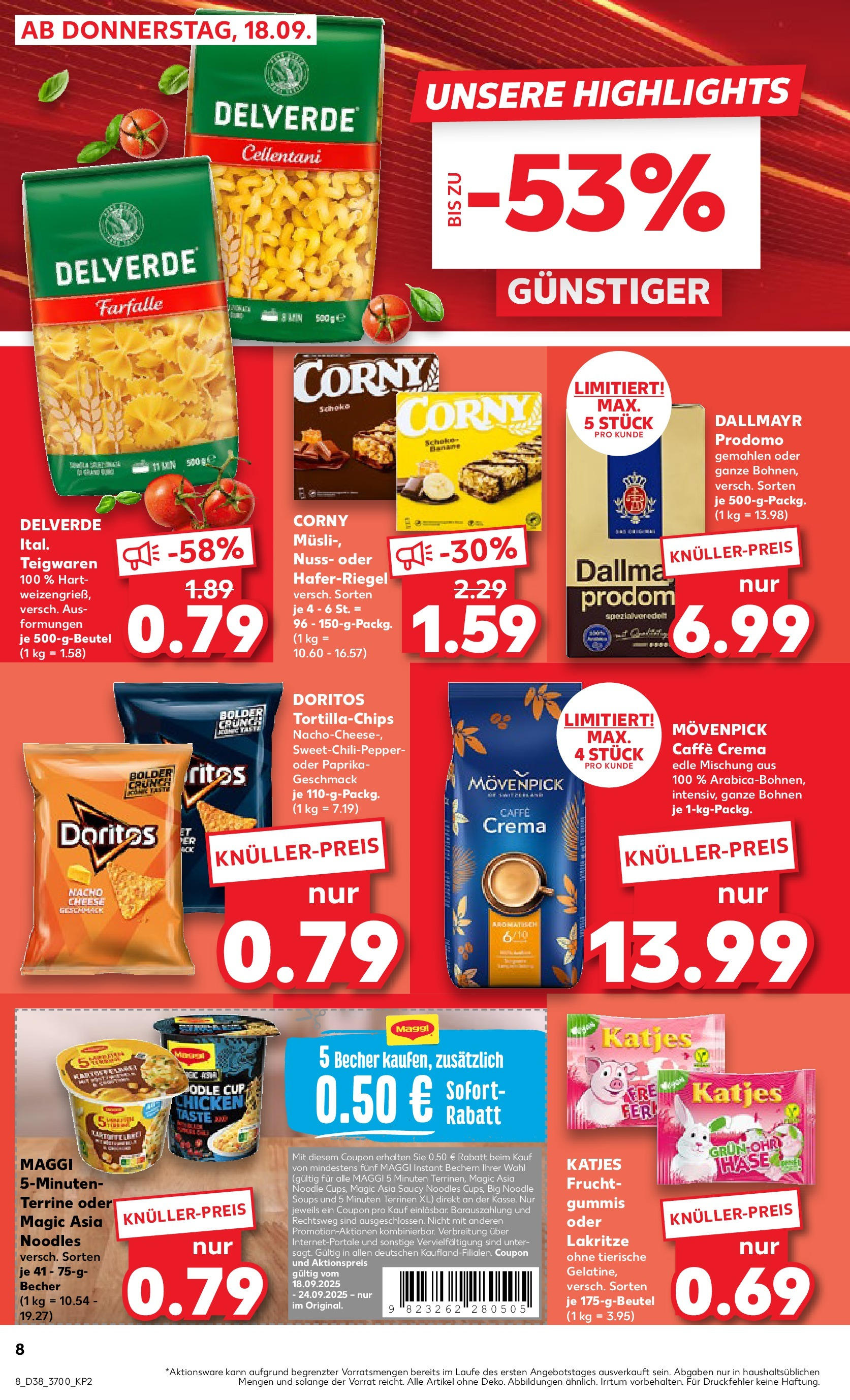 Prospekt Kaufland ab 17.09.2025 » Angebote Online zum Blättern | Seite: 8