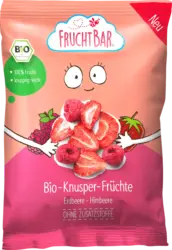 FruchtBar Kindersnack Knusper-Fr&uuml;chte Erdbeere & Himbeere