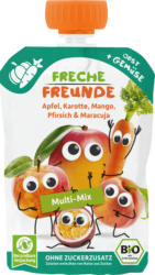 Freche Freunde Quetschie Apfel, Karotte, Mango, Pfirsich & Maracuja ab dem 6. Monat