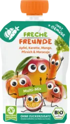 Freche Freunde Quetschie Apfel, Karotte, Mango, Pfirsich & Maracuja ab dem 6. Monat