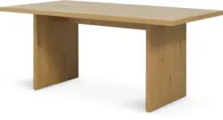 JYSK Кухненска маса MUNKEBY 90x180 цвят топъл дъб