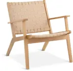 JYSK JYSK Кресло VADEHAVET текстил цвят натурал/дъб