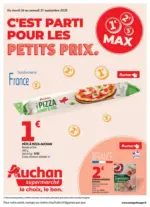 Auchan Supermarché C'est parti pour les petits prix dans votre super - au 27.09.2025