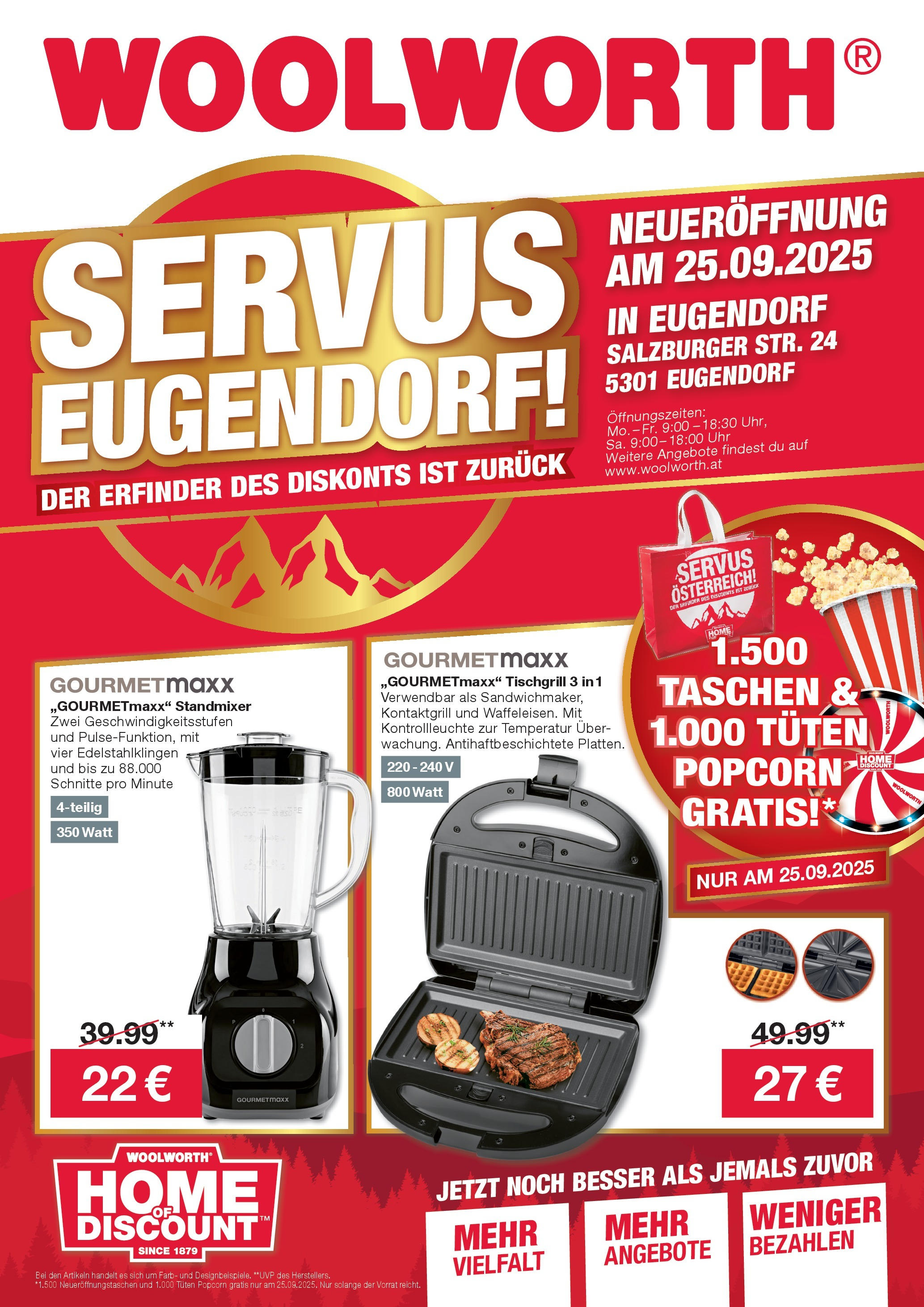 Woolworth - Woolworth: Servus Eugendorf! von 18.09.2025 - Aktuelle Angebote | Seite: 1 | Produkte: Uhr