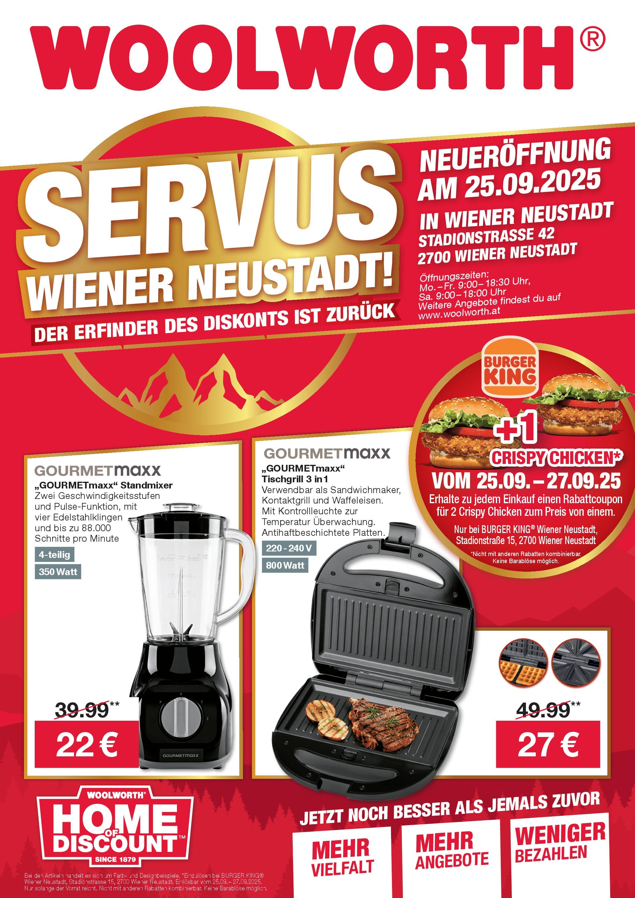 Woolworth - Woolworth: Servus Wiener Neustadt! von 18.09.2025 - Aktuelle Angebote | Seite: 1 | Produkte: Uhr