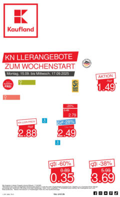 Kaufland prospekt Bad Oldesloe	 ab 14.09.2025 gültig
