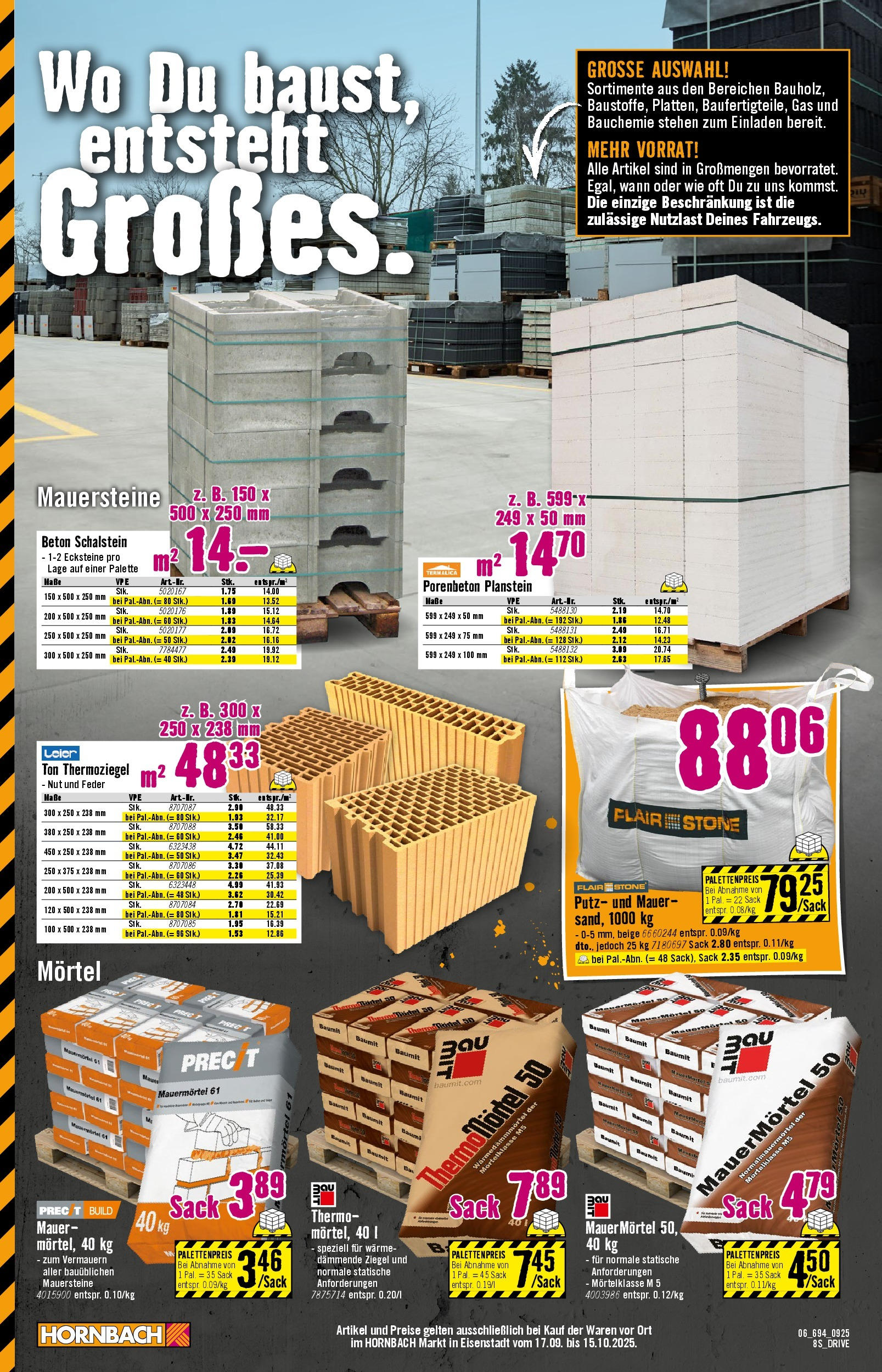 Hornbach Riesige Auswahl. Kompetente Beratung. Dauertiefpreise von 17.09.2025 - Aktuelle Angebote | Seite: 6