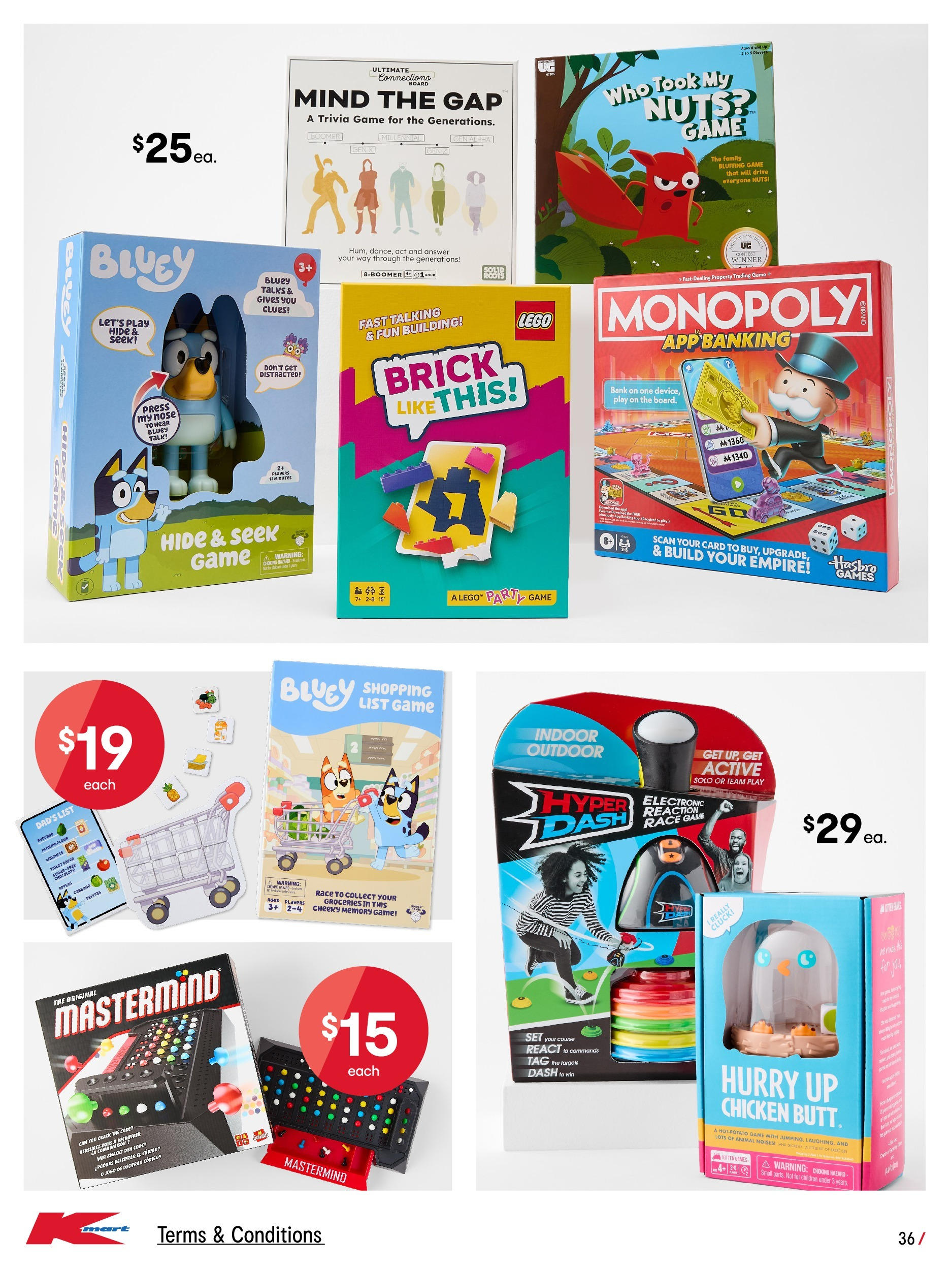 ﻿﻿Kmart catalogue valid from 17/09/2025 > Online Australia | Page: 36 | Products: Chocolate, Chicken, Game, Press