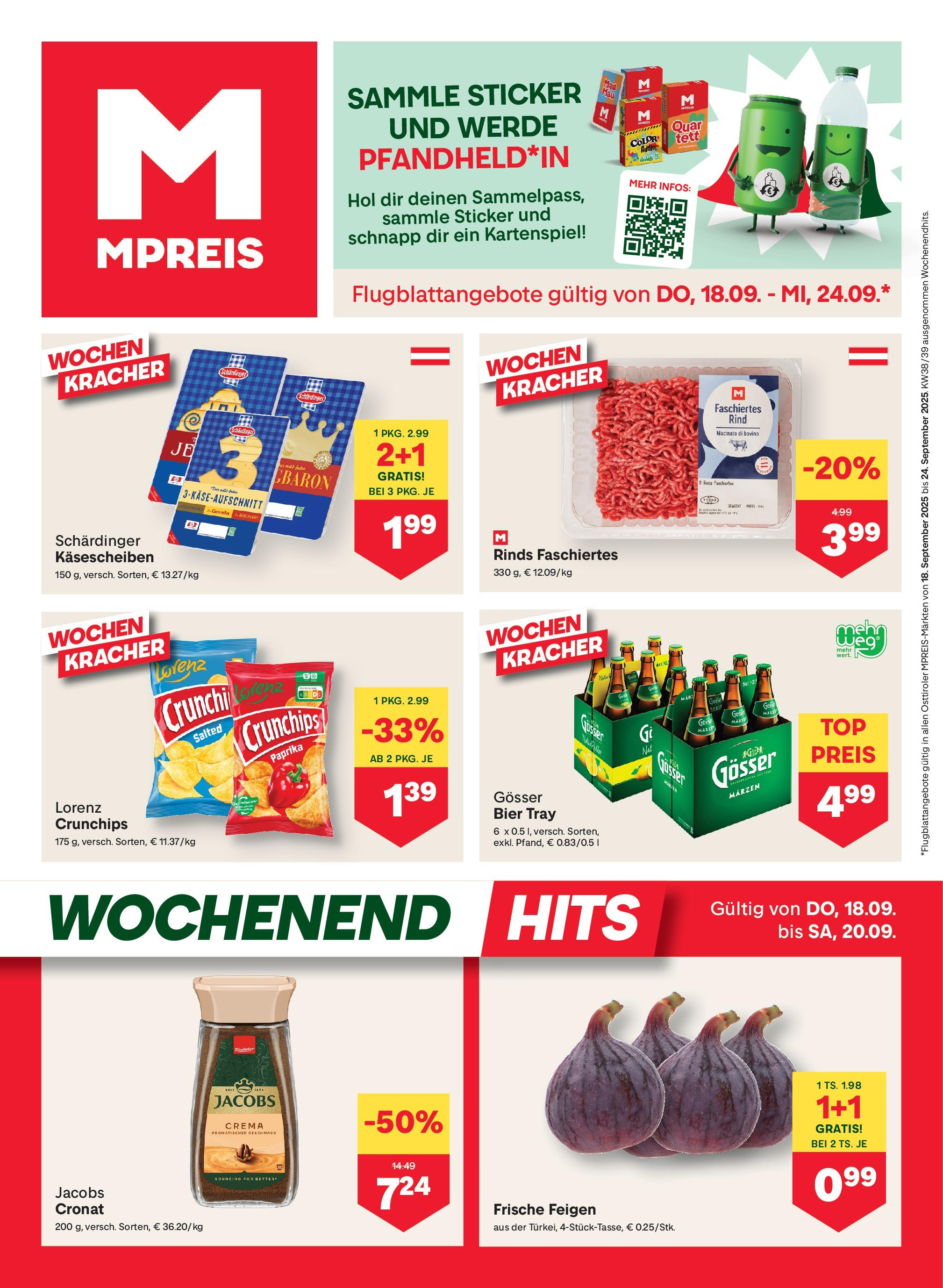 MPREIS Sillian von 17.09.2025 - Aktuelle Angebote | Seite: 1 | Produkte: Bier