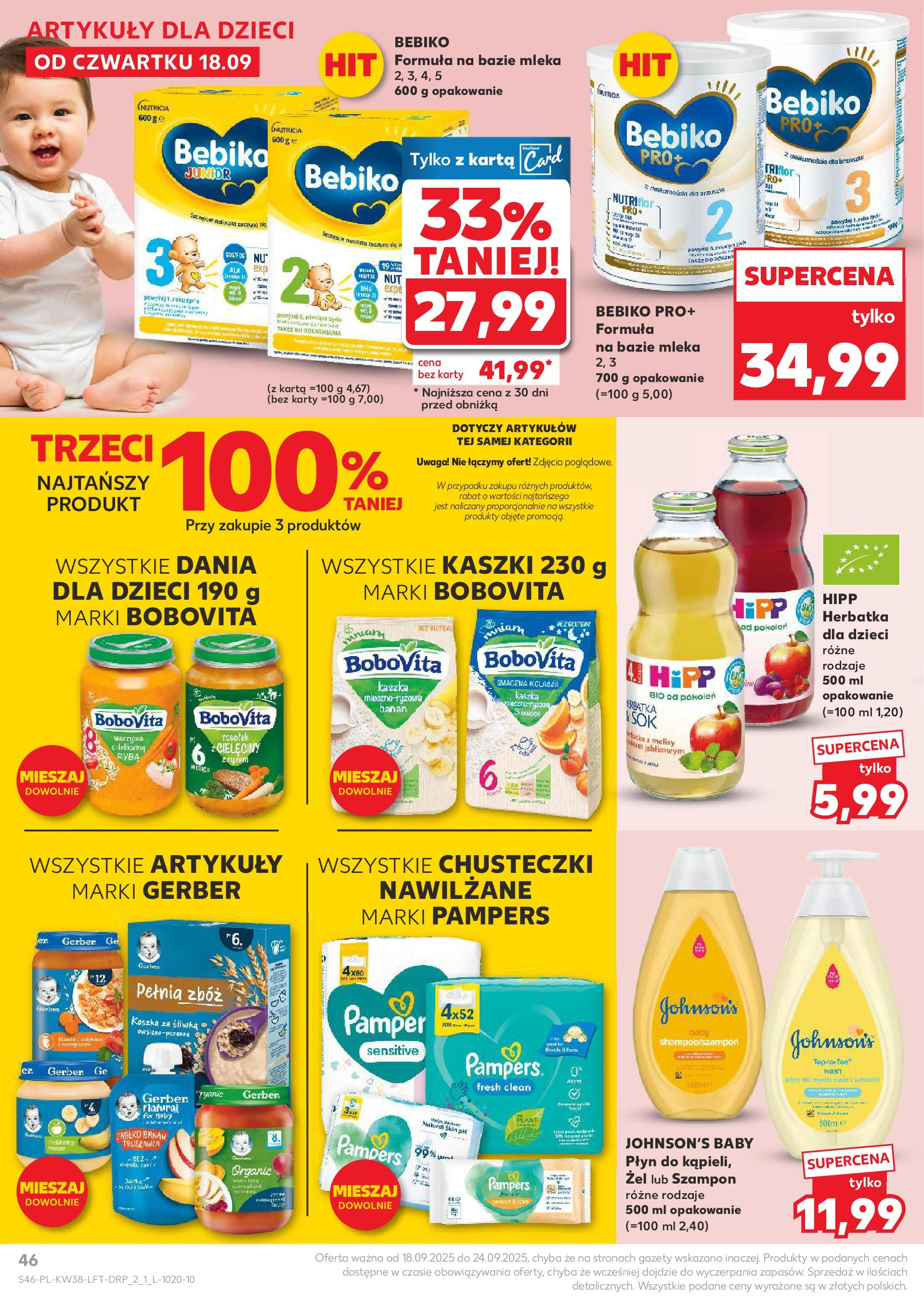 Kaufland - Kaufland Food ważny do 24.09 (17.09.2025) - od jutra | Strona: 46 | Produkty: Karta, Banan, Ryba, Owoce Kaufland - Kaufland Food ważny do 24.09 od 17.09.2025 - od jutra PDF | Strona: 46 | Produkty: Karta, Banan, Ryba, Owoce