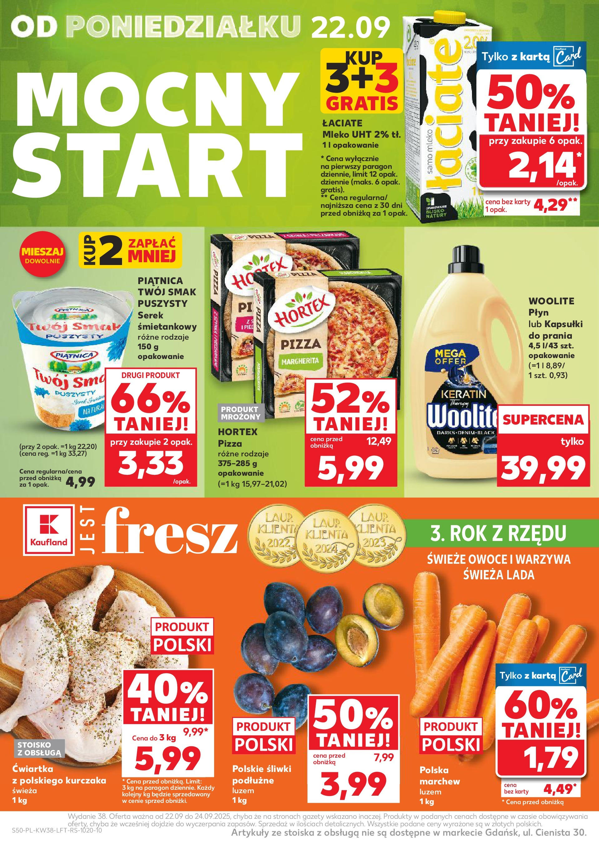 Kaufland - Kaufland Food ważny do 24.09 (17.09.2025) - od jutra | Strona: 50 | Produkty: Karta, Pizza, Warzywa, Owoce Kaufland - Kaufland Food ważny do 24.09 od 17.09.2025 - od jutra PDF | Strona: 50 | Produkty: Karta, Pizza, Warzywa, Owoce