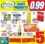 Prix Tanti prodotti a 0.99 - al 25.09.2025