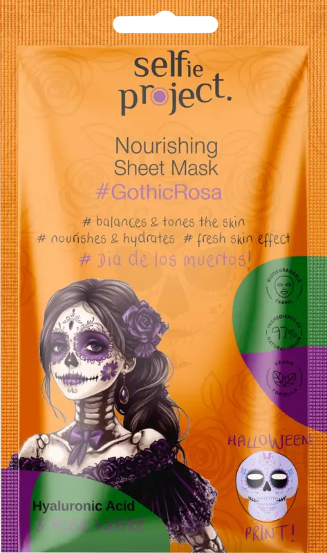 Selfie Project Tuchmaske Nourishing #GothicRosa