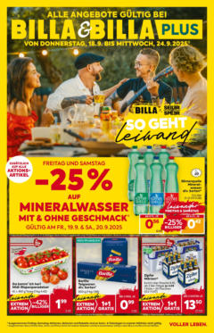 Billa - BILLA: Flugblatt gültig bei BILLA & BILLA PLUS ab 17.09.2025 gültig
