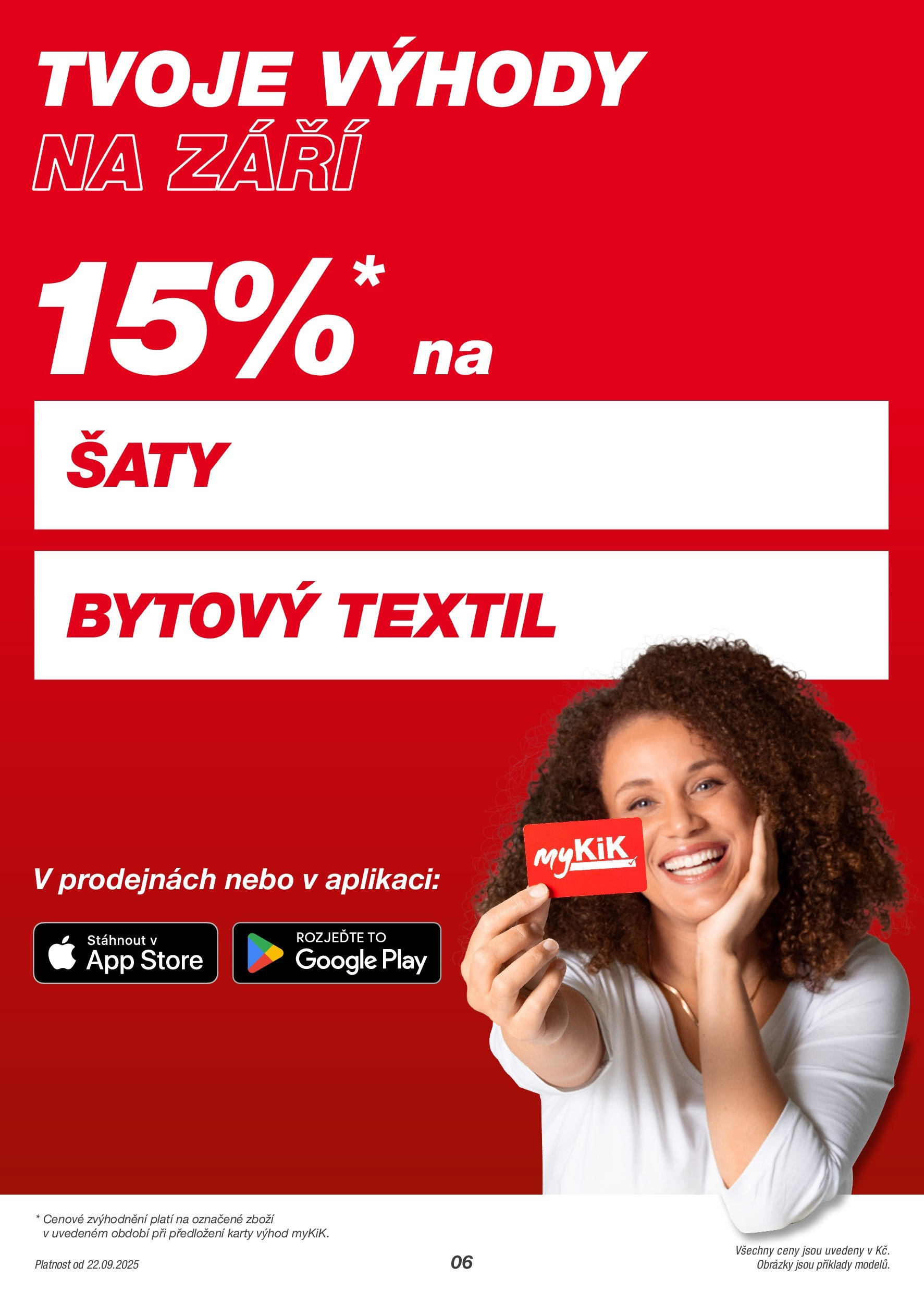 KIK leták 21.09.2025 - Leták příští týden | Strana: 6 | Produkty: Šaty, Karty