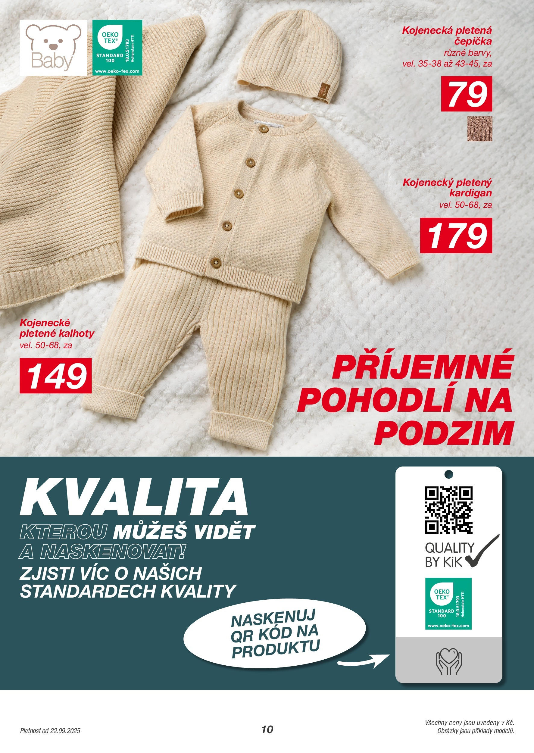 KIK leták 21.09.2025 - Leták příští týden | Strana: 10 | Produkty: Kalhoty