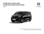 Citro&euml;n Citro&euml;n Spacetourer Caract&eacute;ristiques - au 31.03.2026
