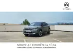 Citro&euml;n Citro&euml;n Nouvelle C4 Caract&eacute;ristiques - au 16.09.2026