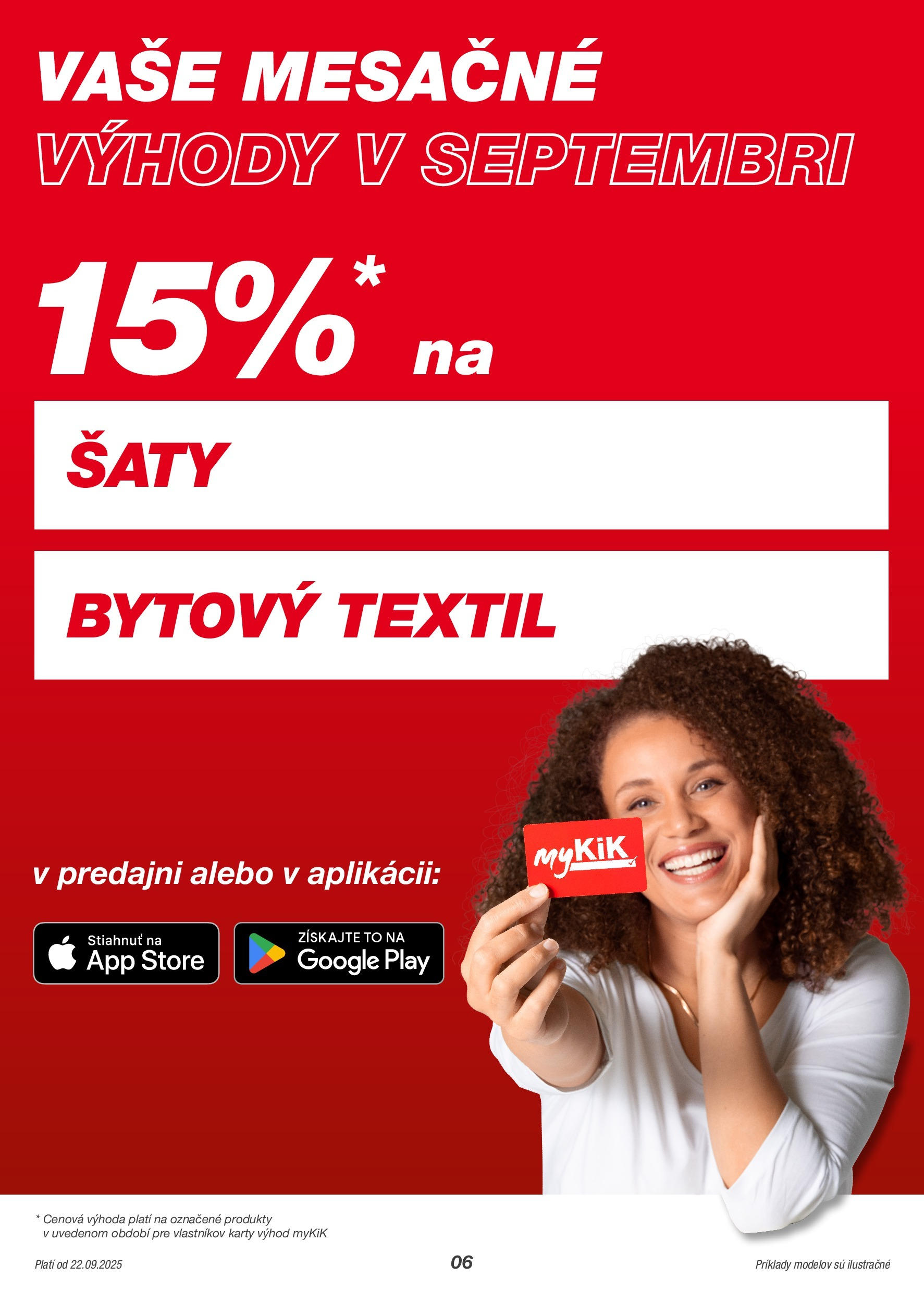 Kik - KiK leták platný do 28.09.2025 od 21.09.2025 → Aktuálny textil výpredaj online | Strana: 6 | Produkty: Šaty Kik - KiK leták platný do 28.09.2025 od 21.09.2025 → Aktuálny textil výpredaj online | Strana: 6 | Produkty: Šaty