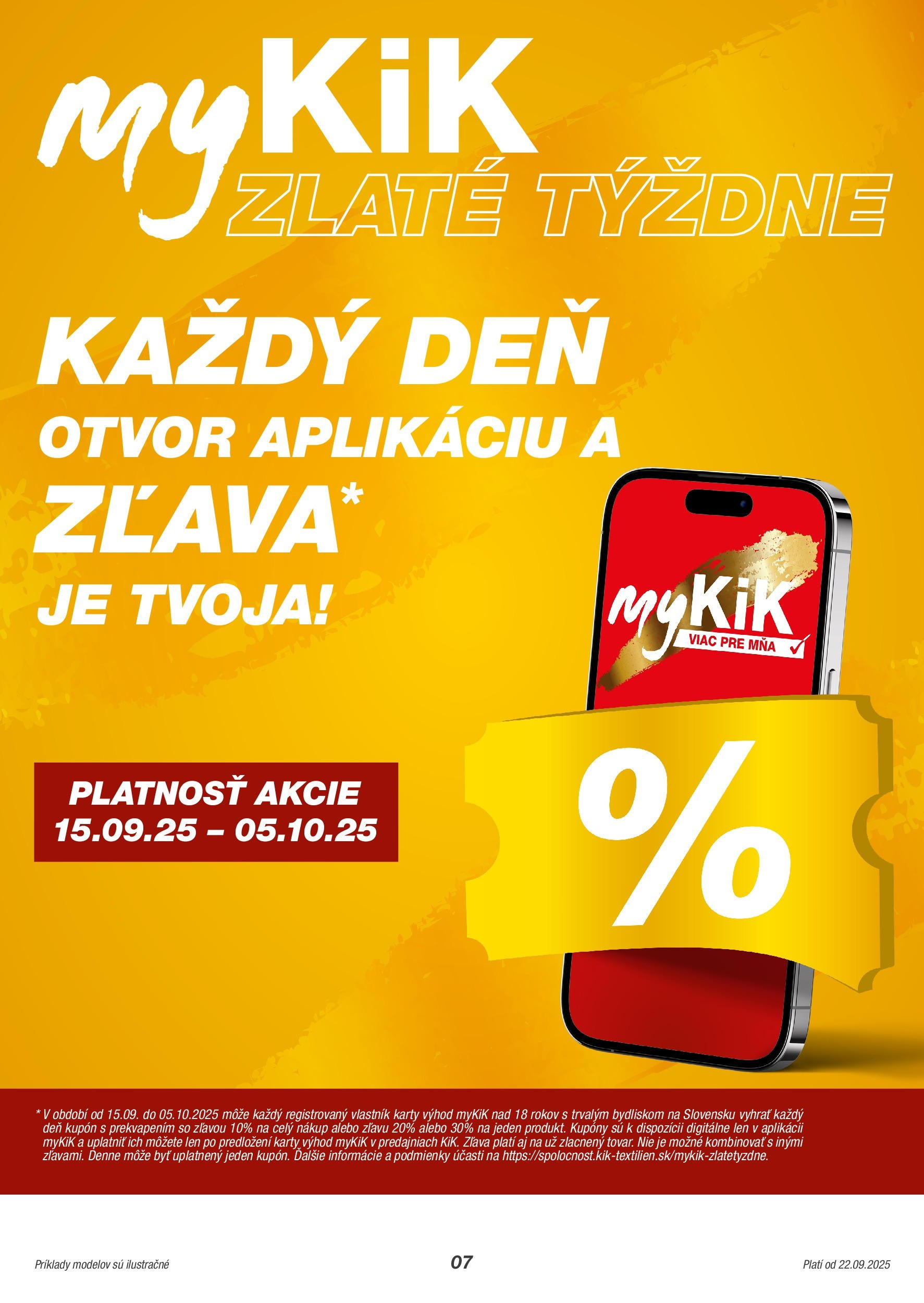 Kik - KiK leták platný do 28.09.2025 od 21.09.2025 → Aktuálny textil výpredaj online | Strana: 7 Kik - KiK leták platný do 28.09.2025 od 21.09.2025 → Aktuálny textil výpredaj online | Strana: 7