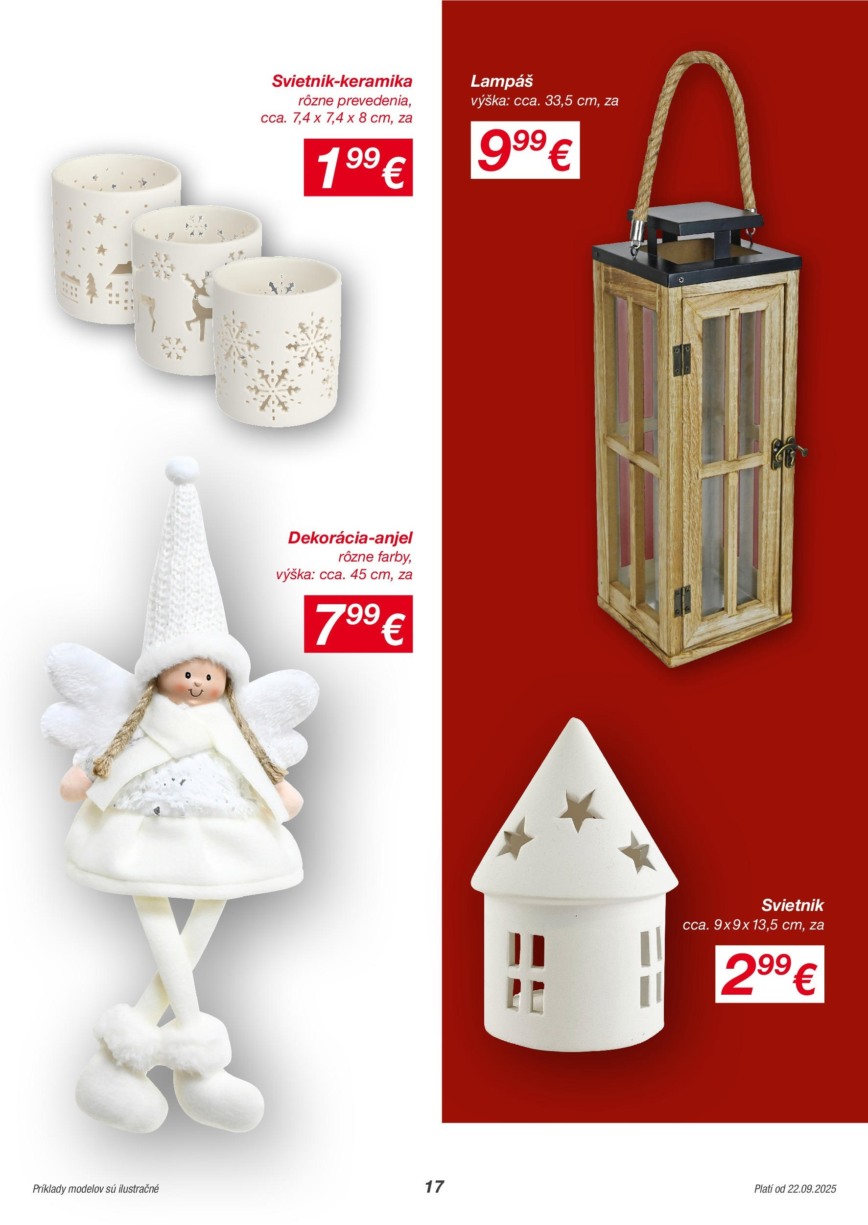 Kik - KiK leták platný do 28.09.2025 od 21.09.2025 → Aktuálny textil výpredaj online | Strana: 17 | Produkty: Svietnik Kik - KiK leták platný do 28.09.2025 od 21.09.2025 → Aktuálny textil výpredaj online | Strana: 17 | Produkty: Svietnik