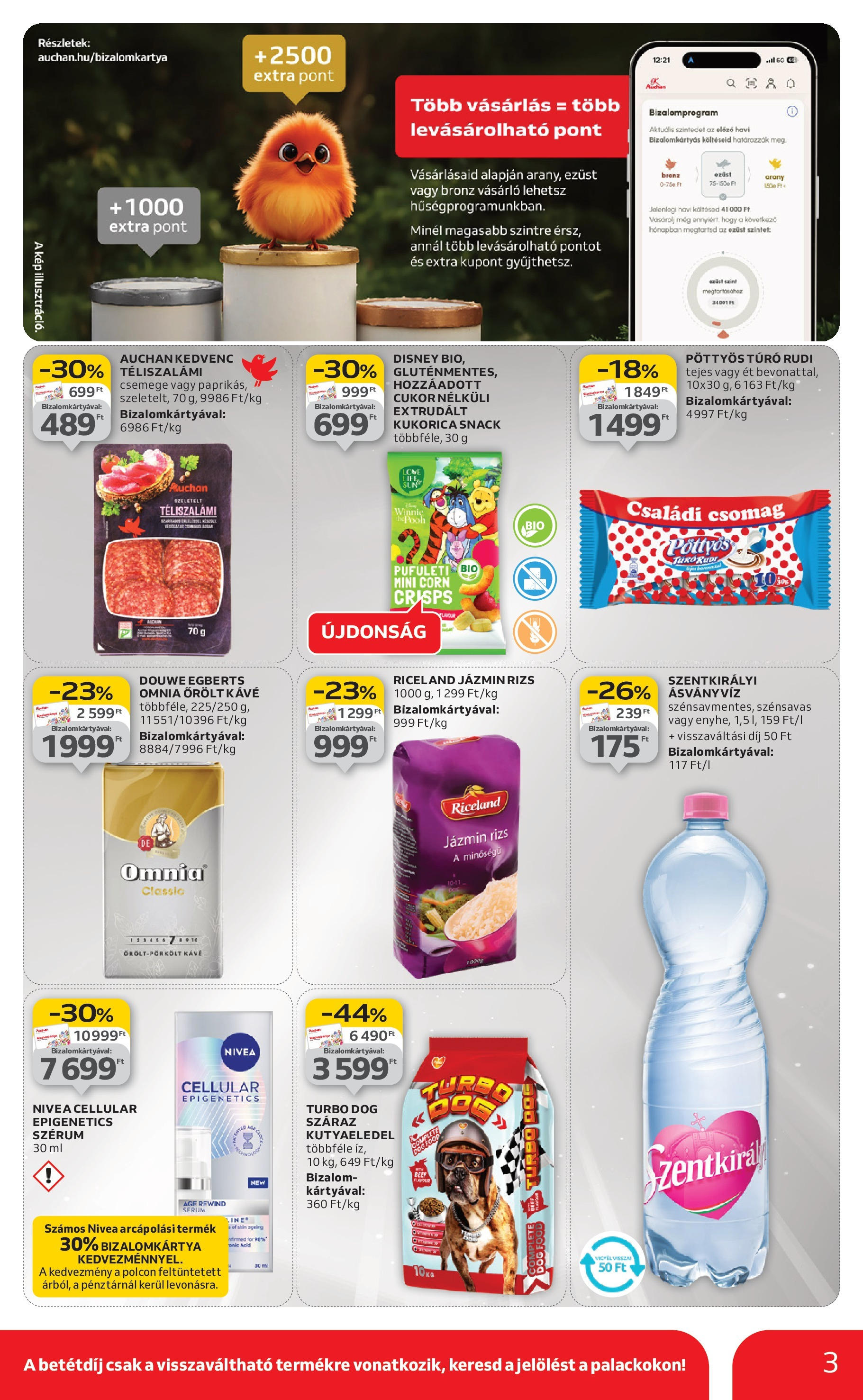 Auchan - Auchan újság érvényessége 09.24.-ig - 2025.09.18. -tól/töl > akció, lapozható szórólap 🛍️ | Oldal: 3