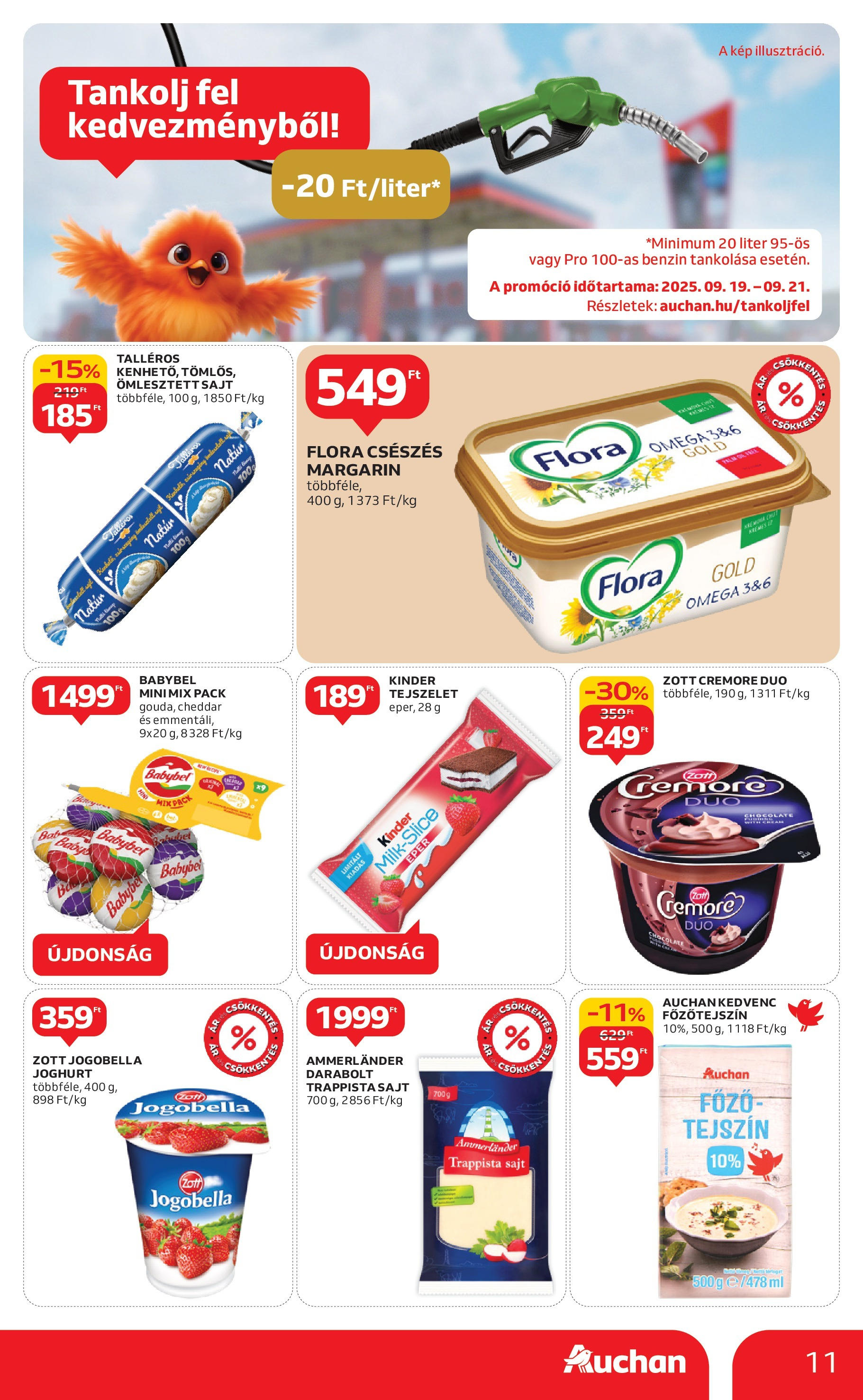Auchan - Auchan újság érvényessége 09.24.-ig - 2025.09.18. -tól/töl > akció, lapozható szórólap 🛍️ | Oldal: 11