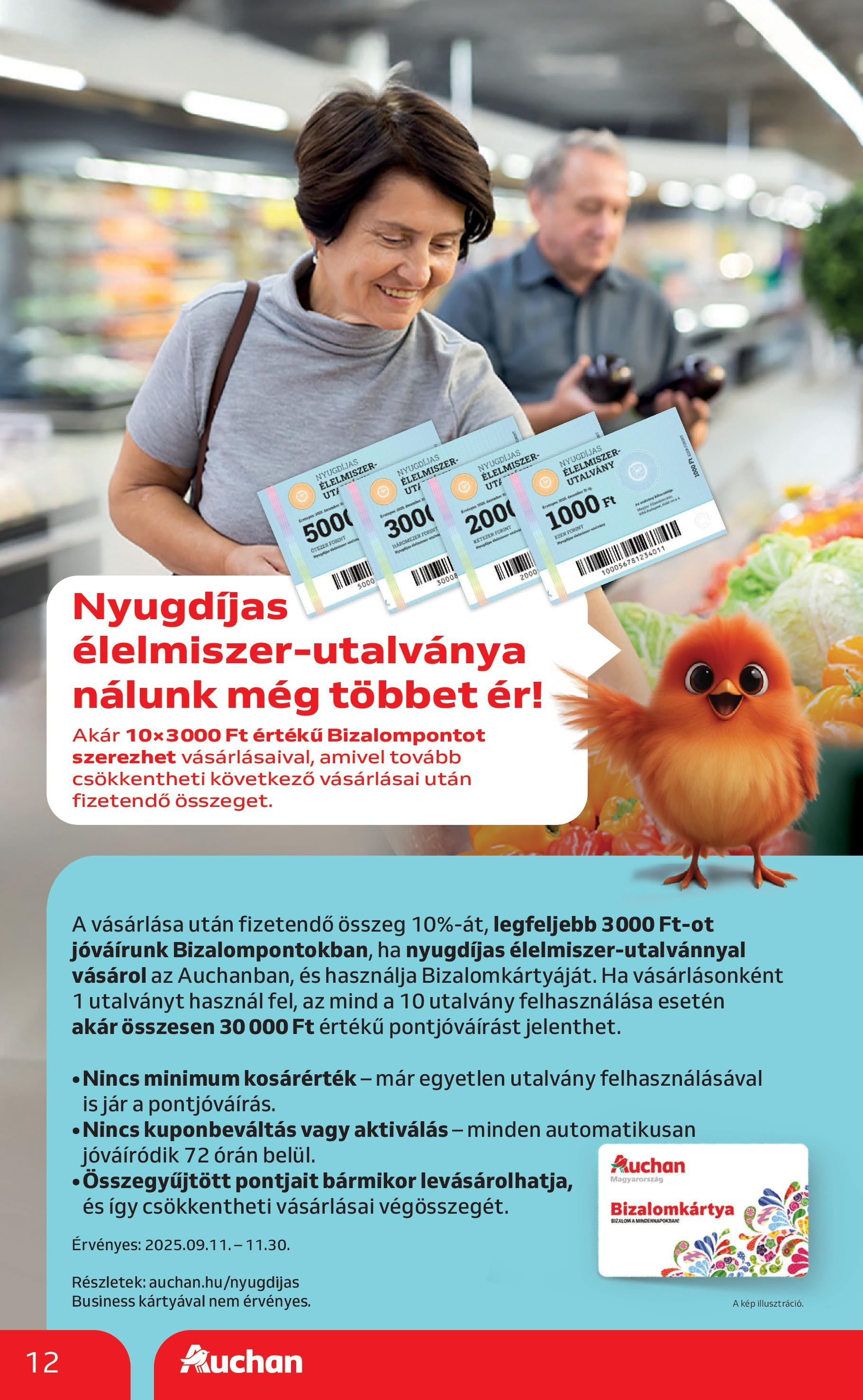 Auchan - Auchan újság érvényessége 09.24.-ig - 2025.09.18. -tól/töl > akció, lapozható szórólap 🛍️ | Oldal: 12