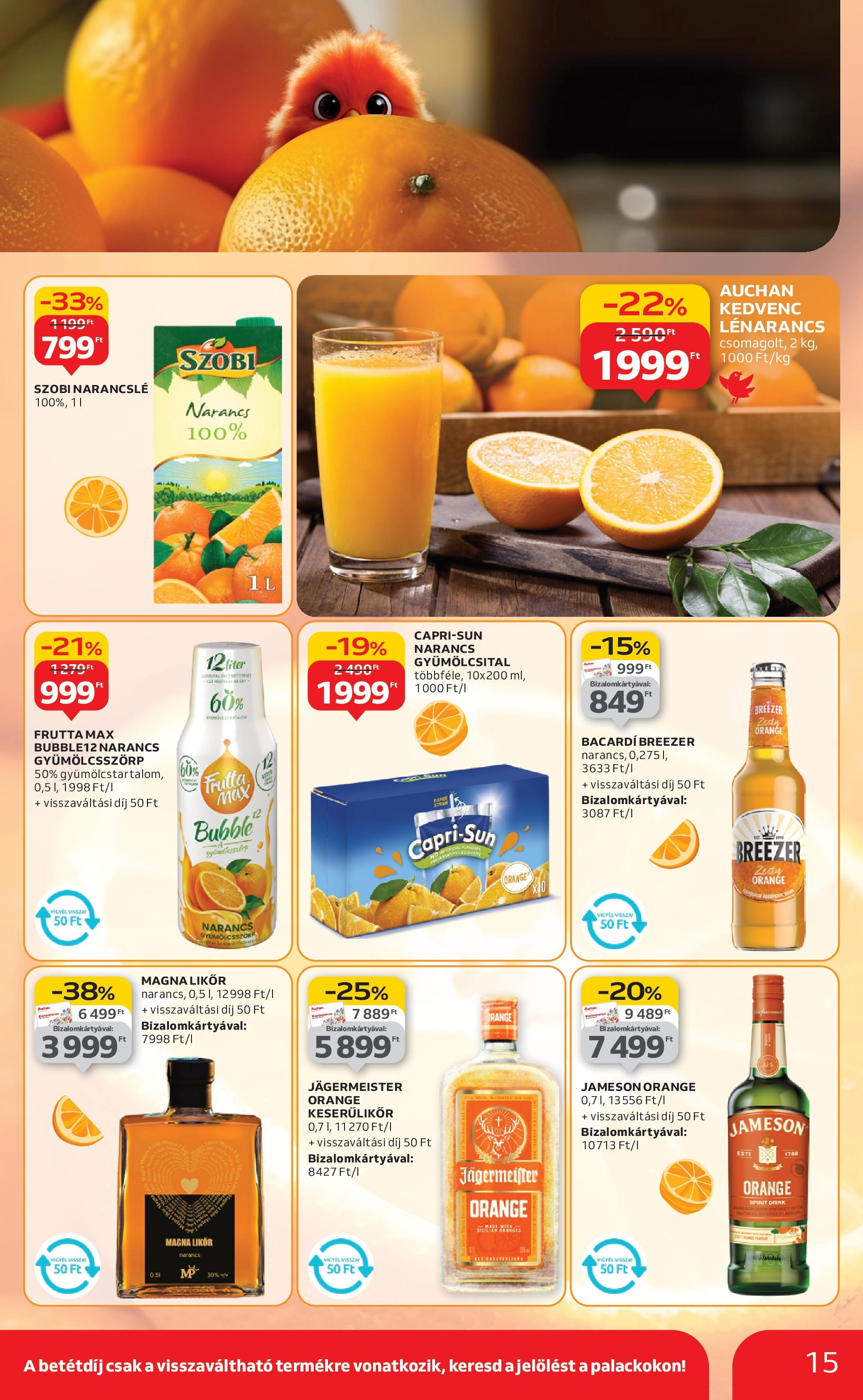 Auchan - Auchan újság érvényessége 09.24.-ig - 2025.09.18. -tól/töl > akció, lapozható szórólap 🛍️ | Oldal: 15