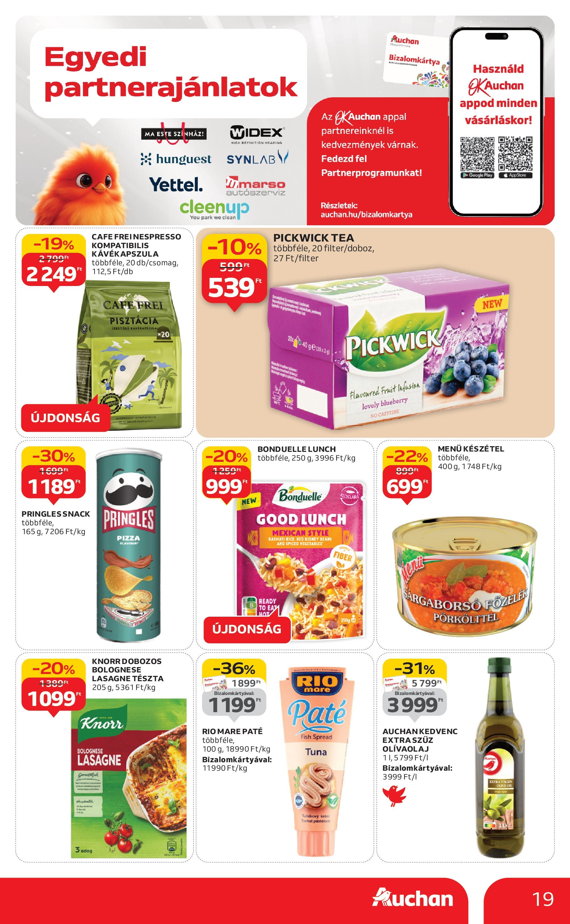 Auchan - Auchan újság érvényessége 09.24.-ig - 2025.09.18. -tól/töl > akció, lapozható szórólap 🛍️ | Oldal: 19
