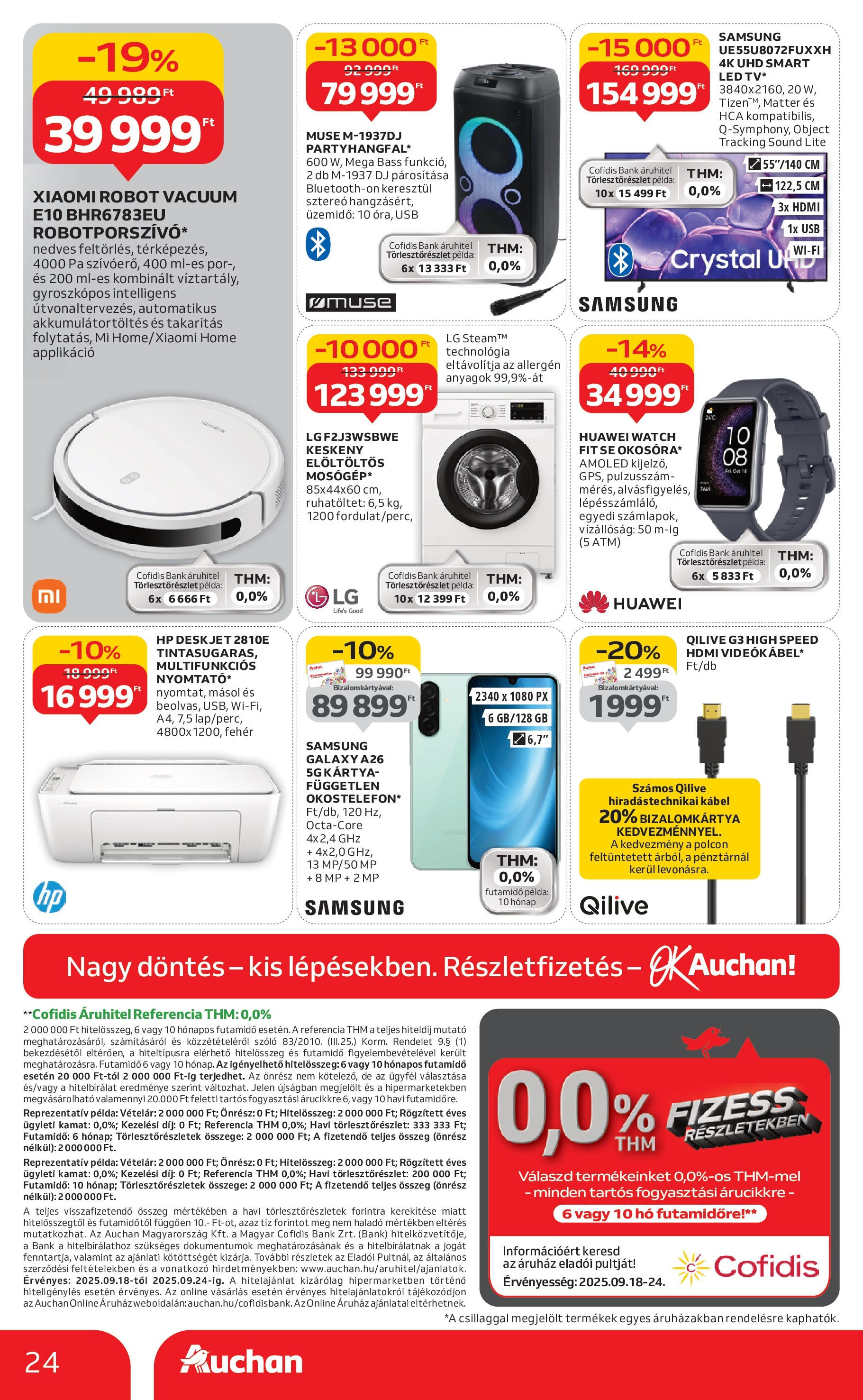 Auchan - Auchan újság érvényessége 09.24.-ig - 2025.09.18. -tól/töl > akció, lapozható szórólap 🛍️ | Oldal: 24